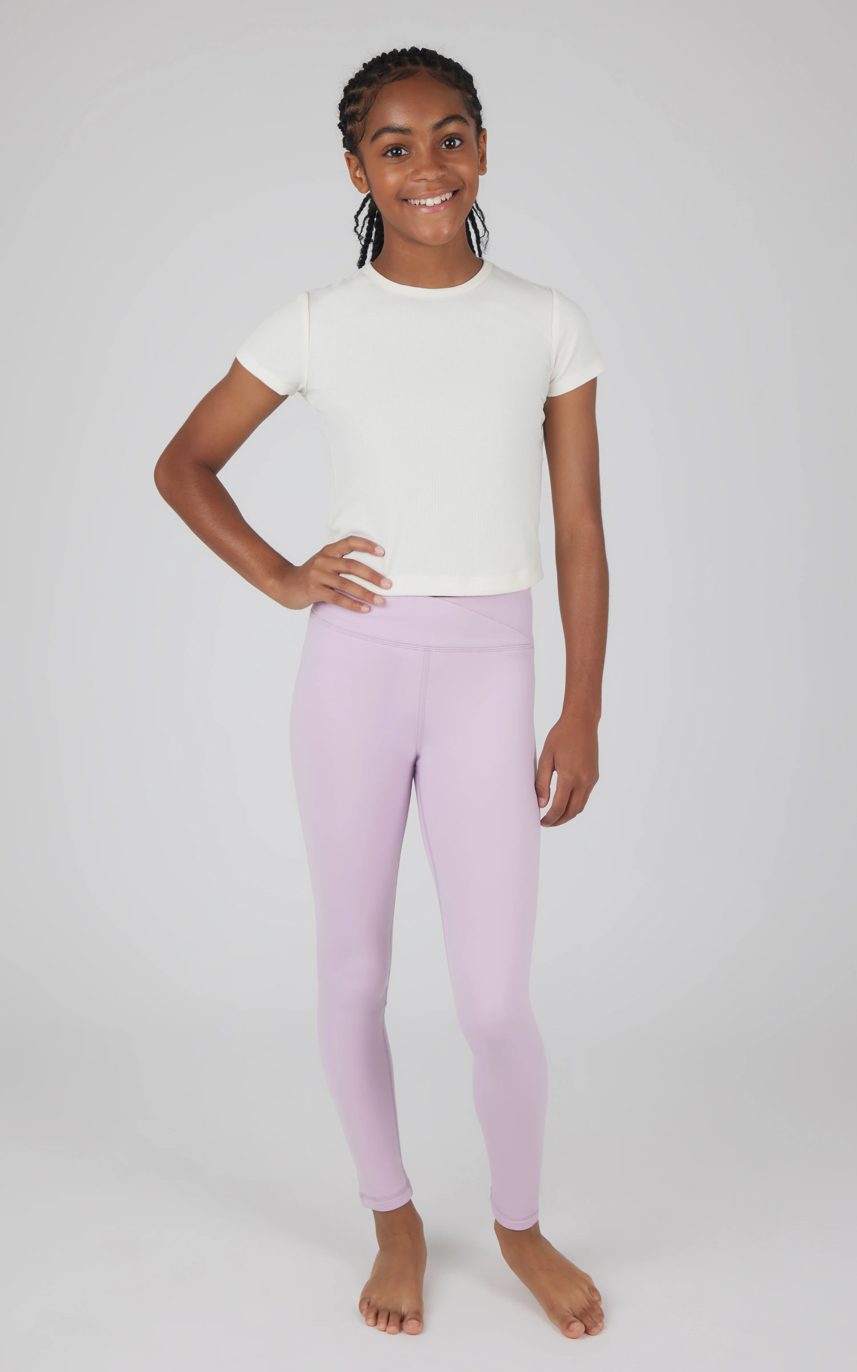 Girls 2 Pack  Polarlux Madison Basic Crossover Waist Legging and Polarlux Everday Ankle Legging - Image 13