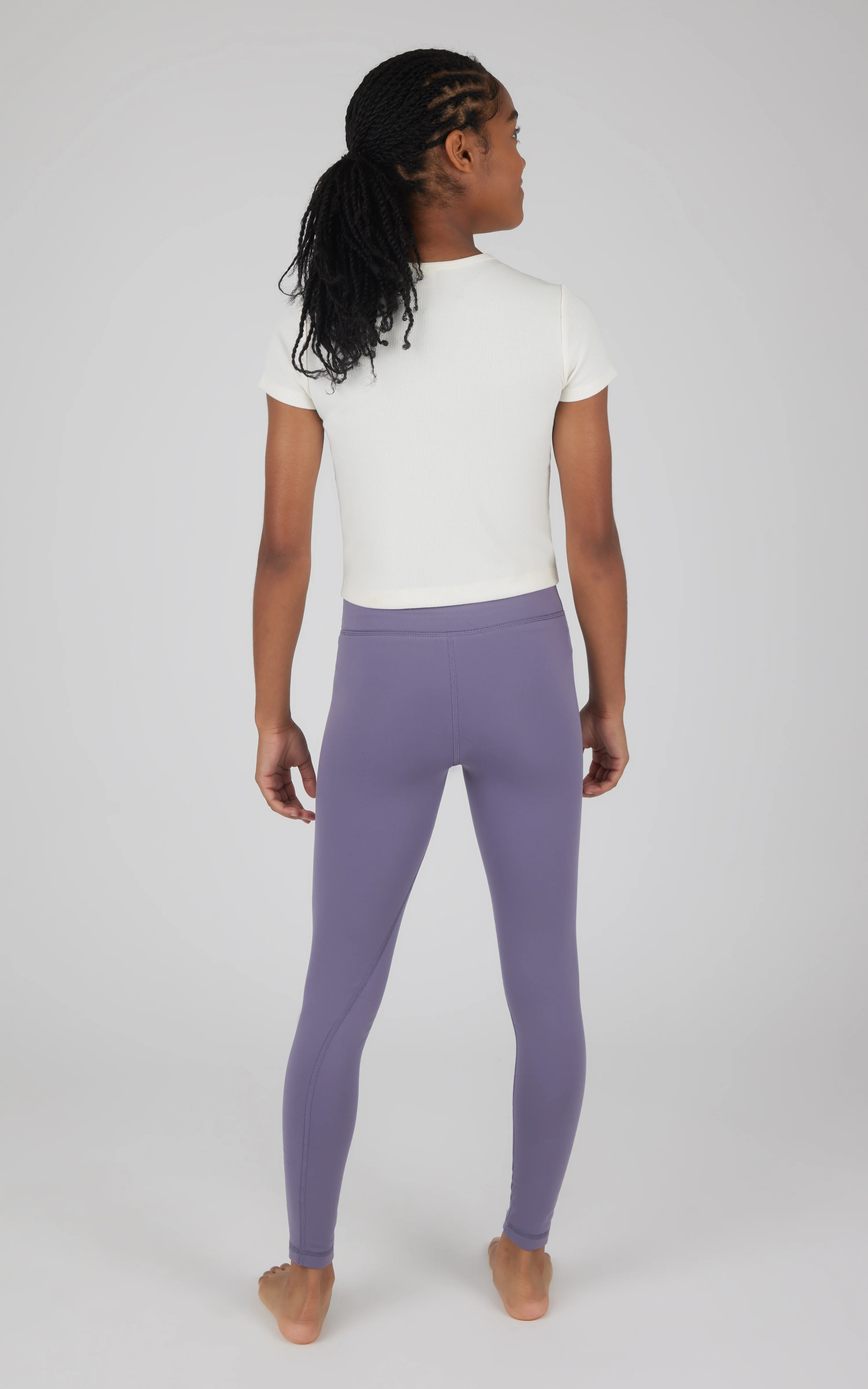 Girls 2 Pack  Polarlux Madison Basic Crossover Waist Legging and Polarlux Everday Ankle Legging - Image 8