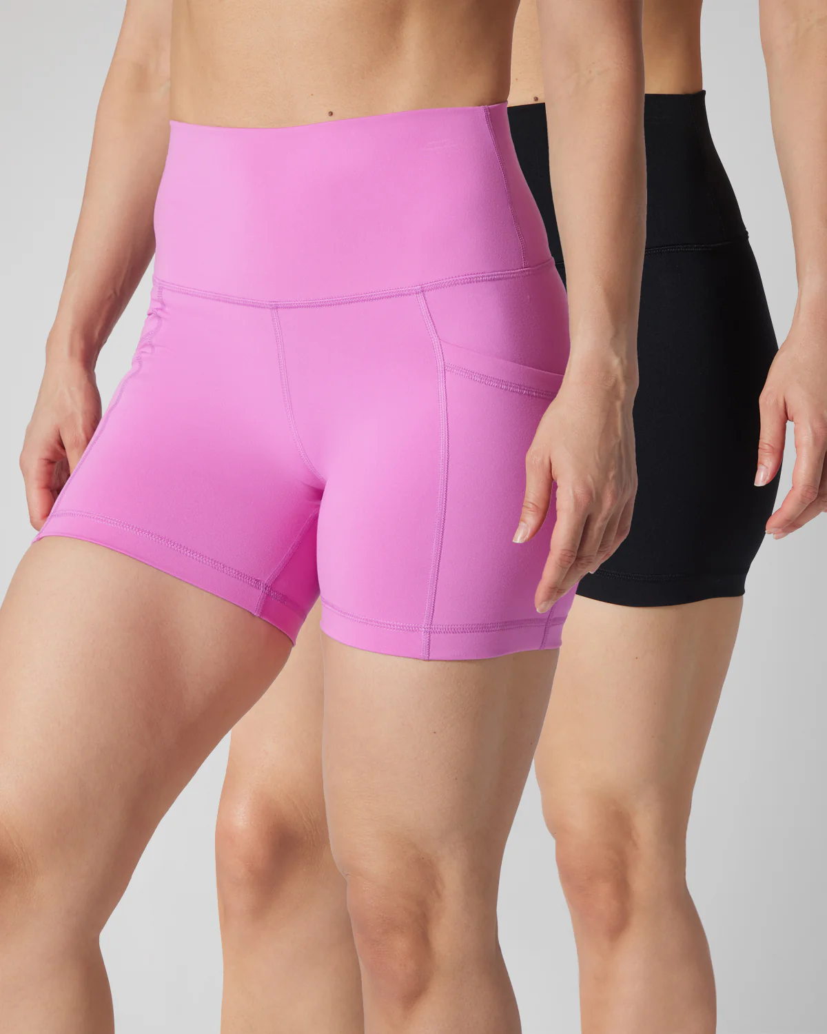 2 PK Lux 5" One Classic and One Pocketed  Shorts - Image 44