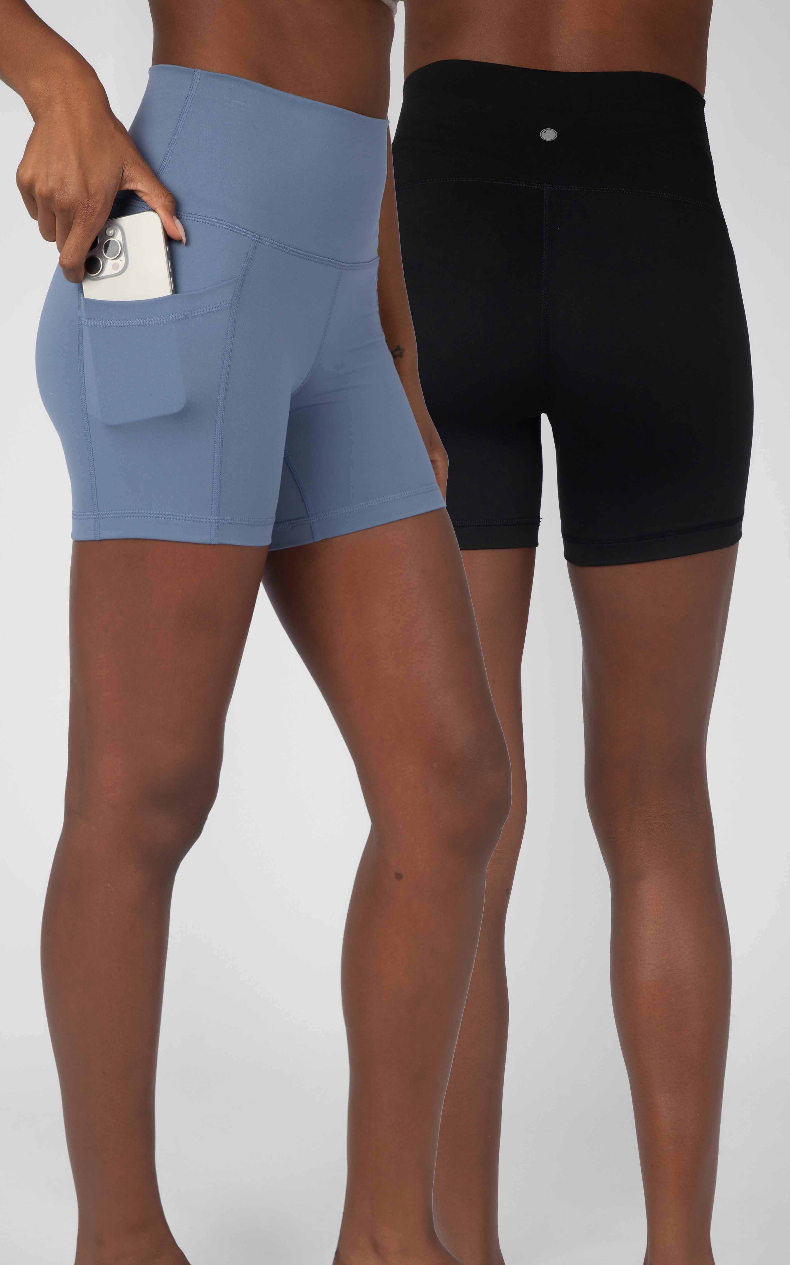 2 PK Lux 5" One Classic and One Pocketed  Shorts - Image 65