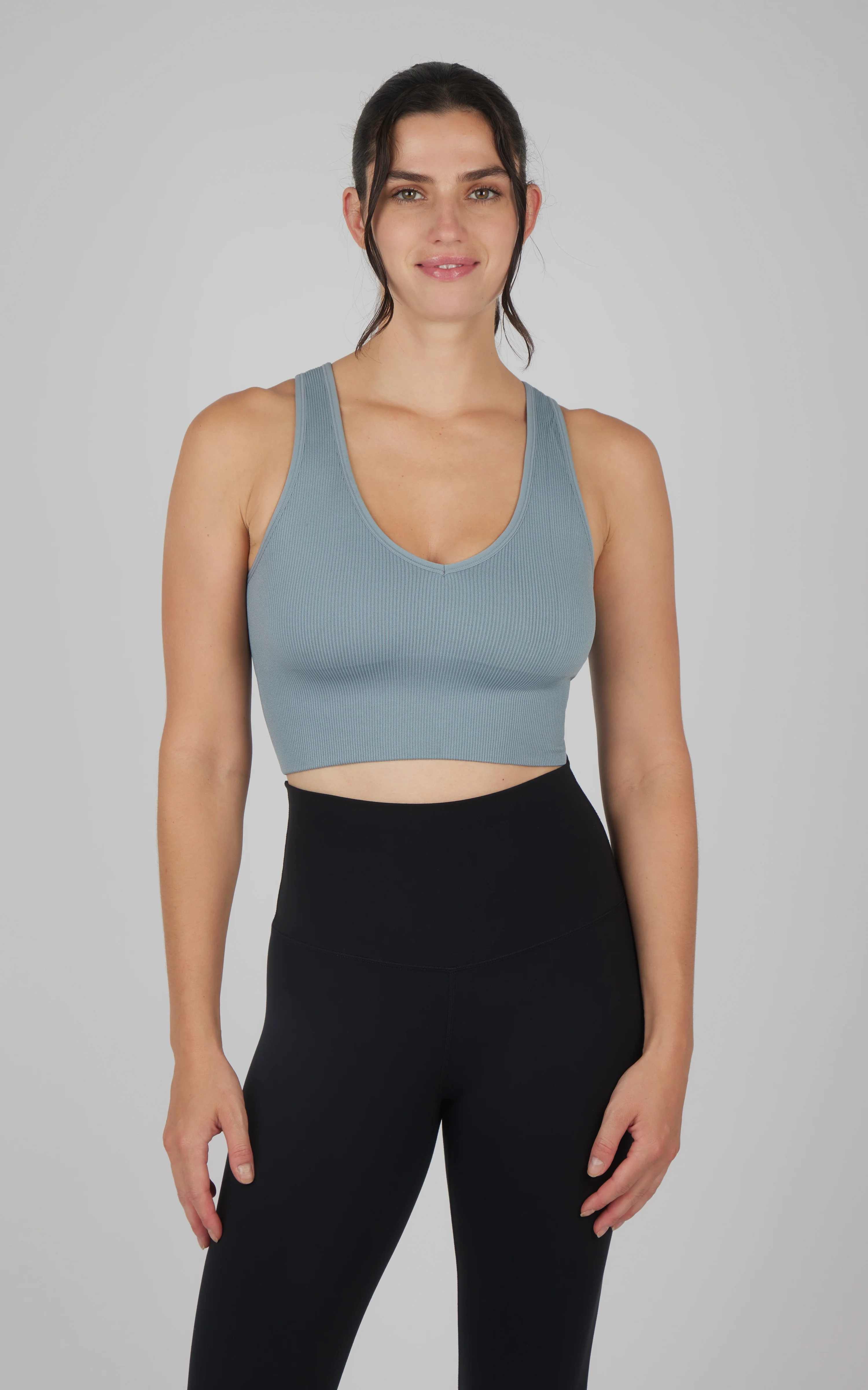 2 PK Ribbed V-Neck Tank Top - Image 22