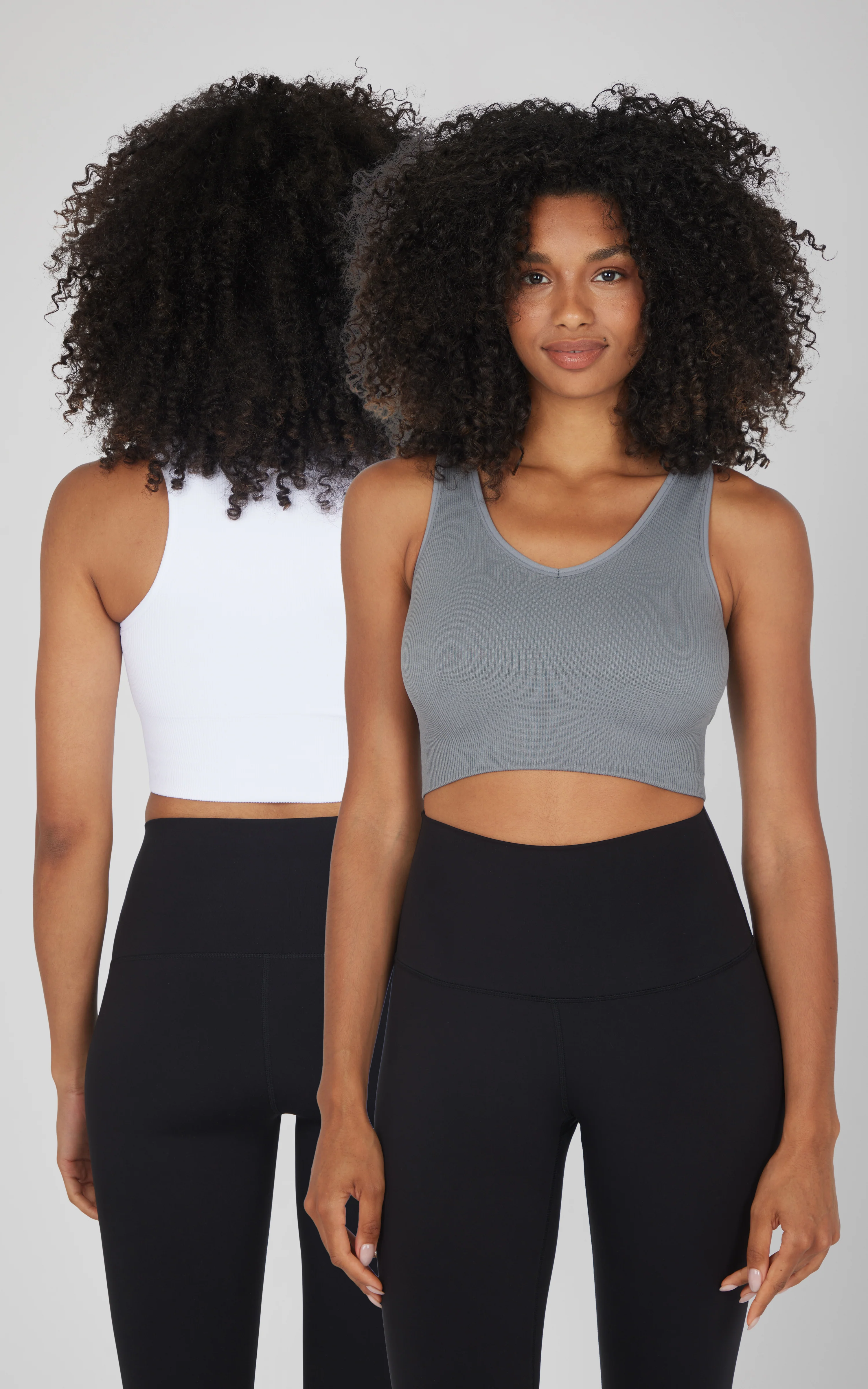 2 PK Ribbed V-Neck Tank Top - Image 28