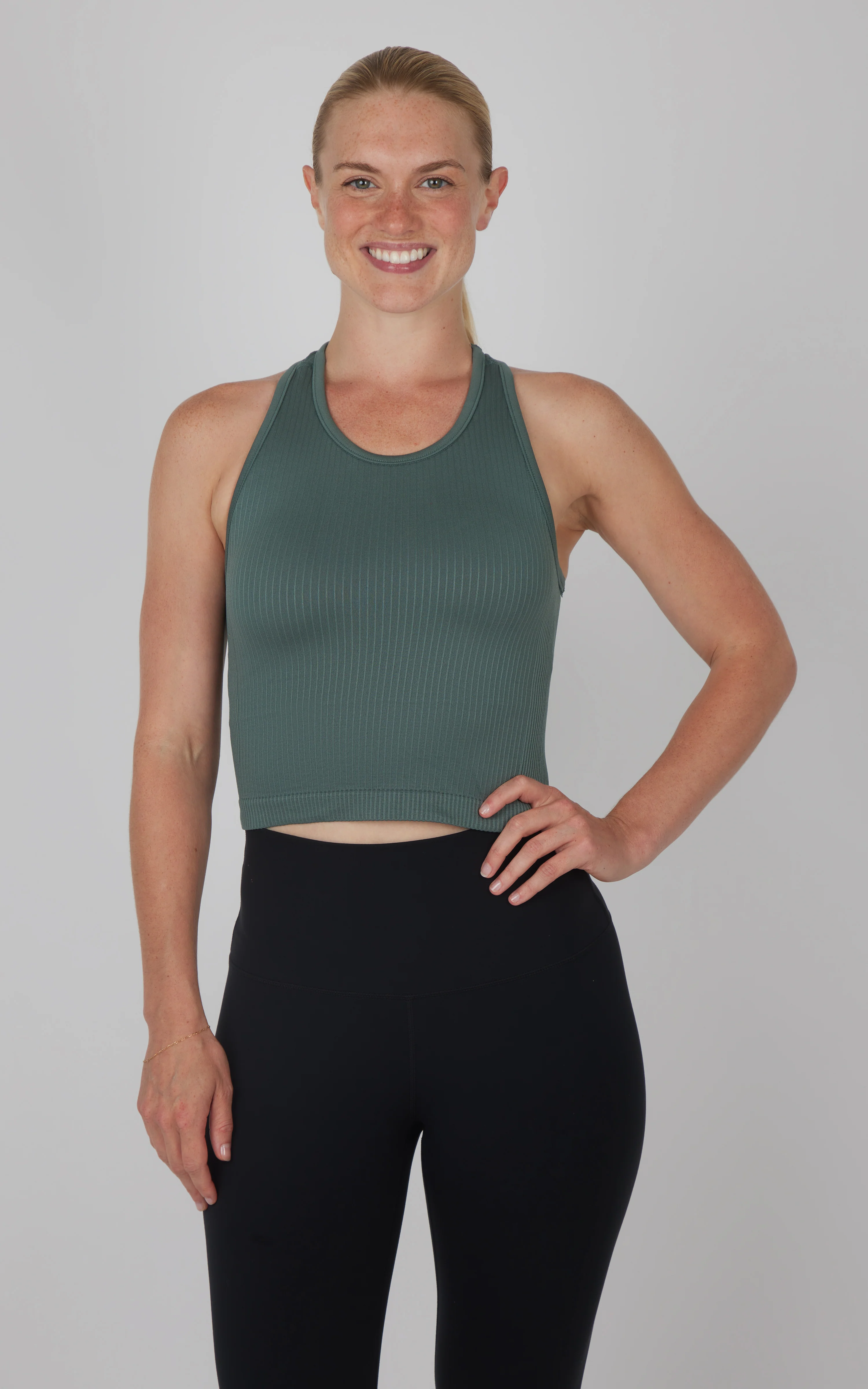2 PK Racerback Tank with Built in Bra - Image 6