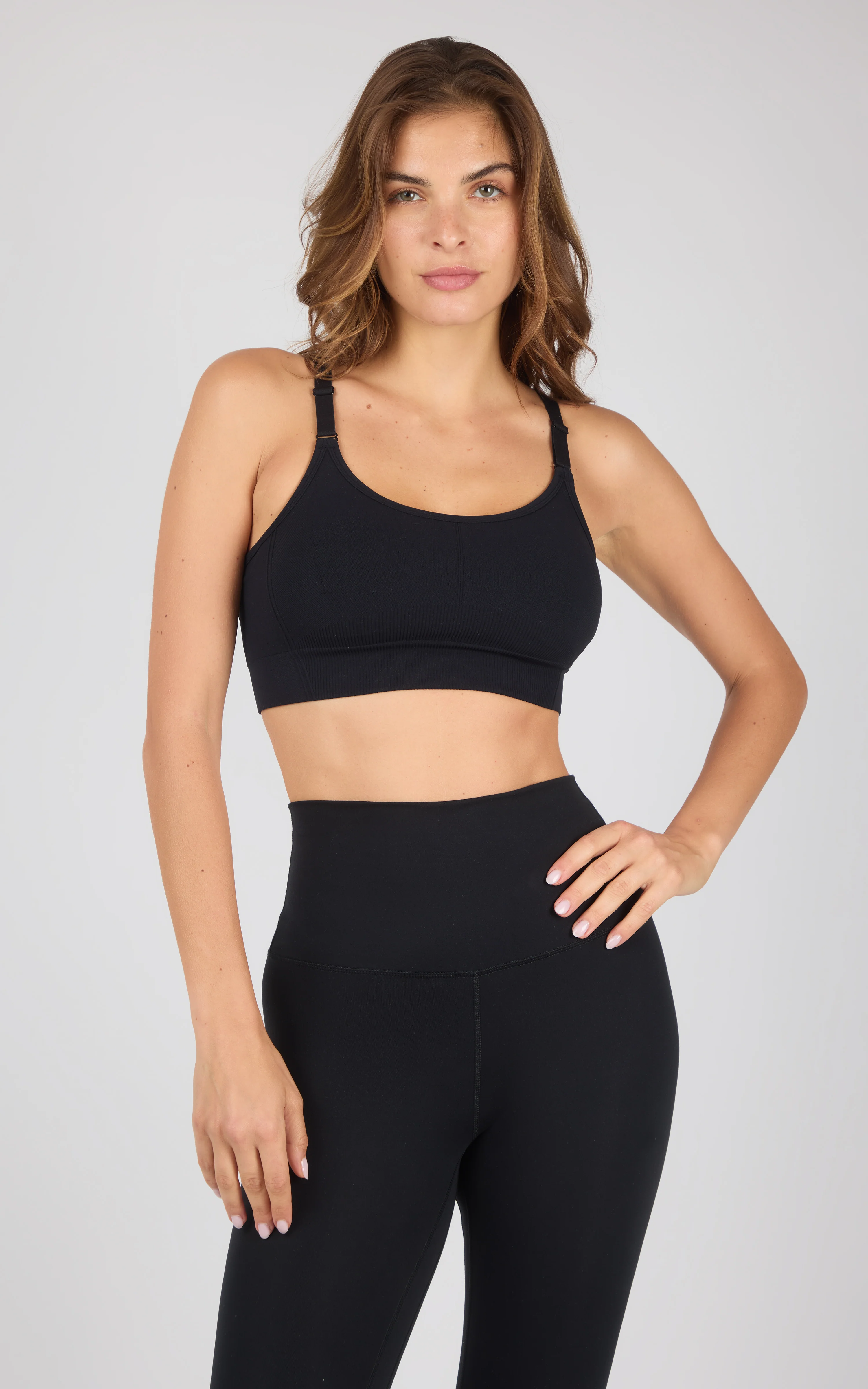 2PK Stone Wash Seamless Ribbed Maelis Bra - Image 14