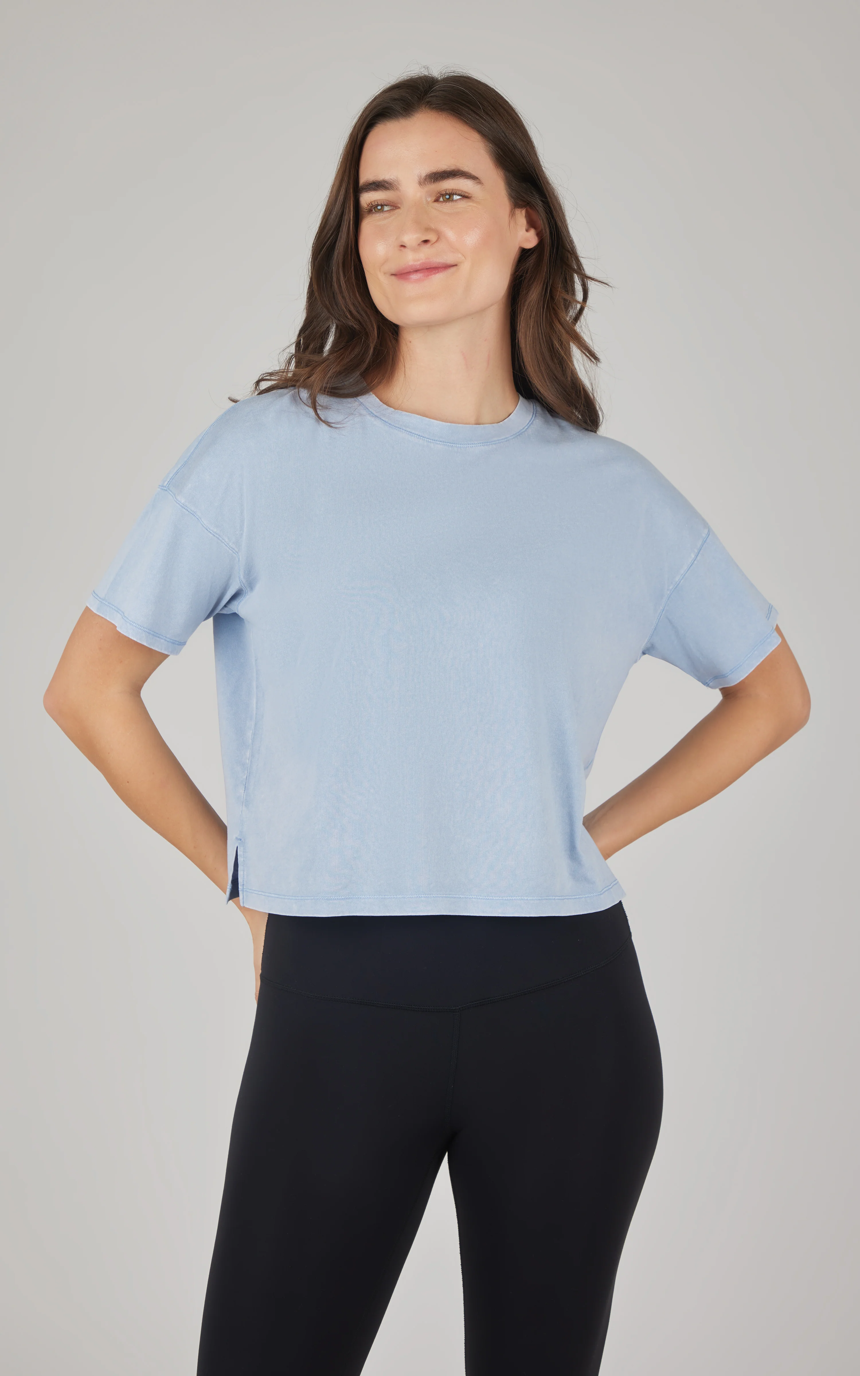 2 PK Stone Washed Cotton and Super Soft Tee - Image 5