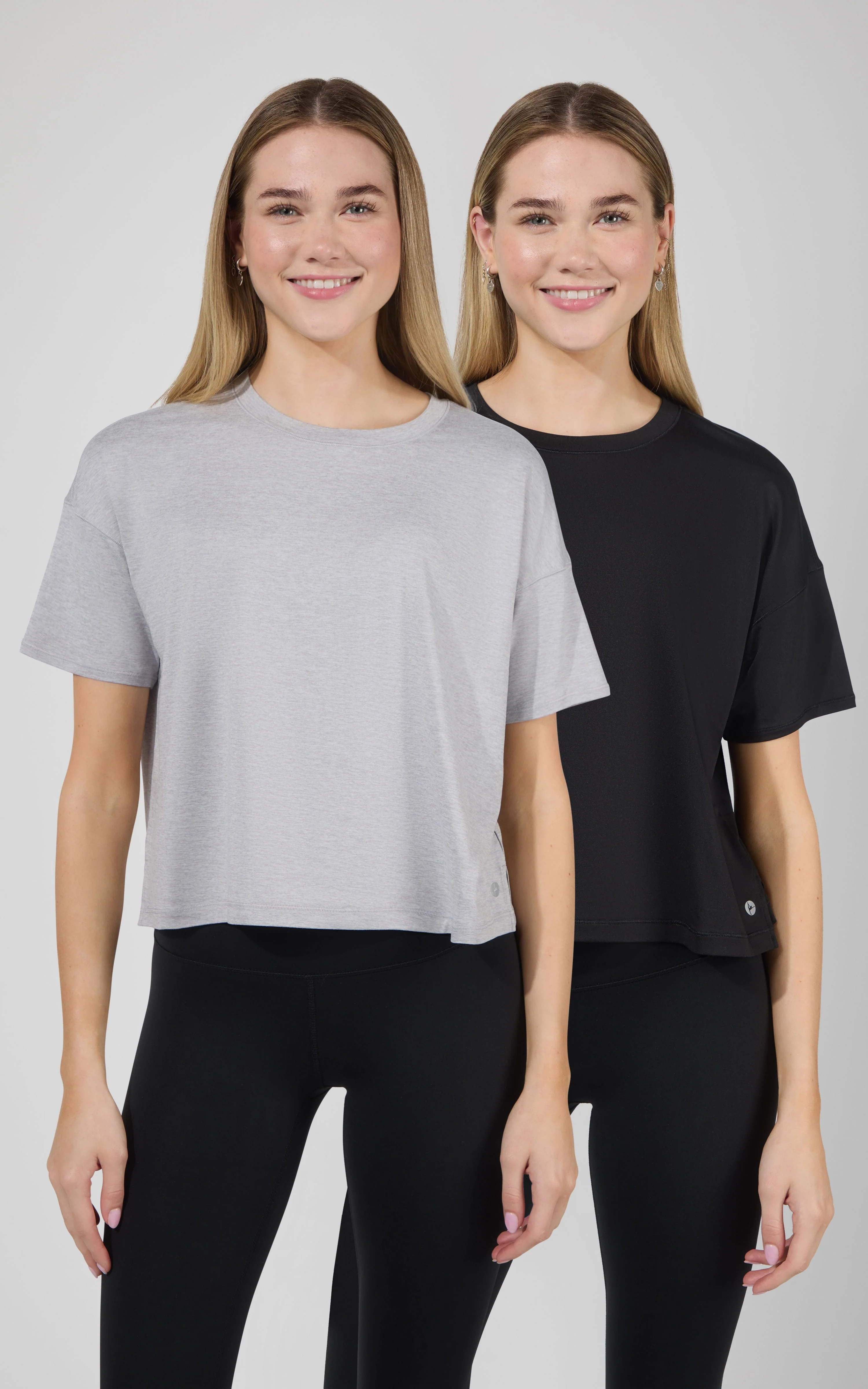 2 Pack Super Soft Deluxe Boxy Cropped Tee - Image 8