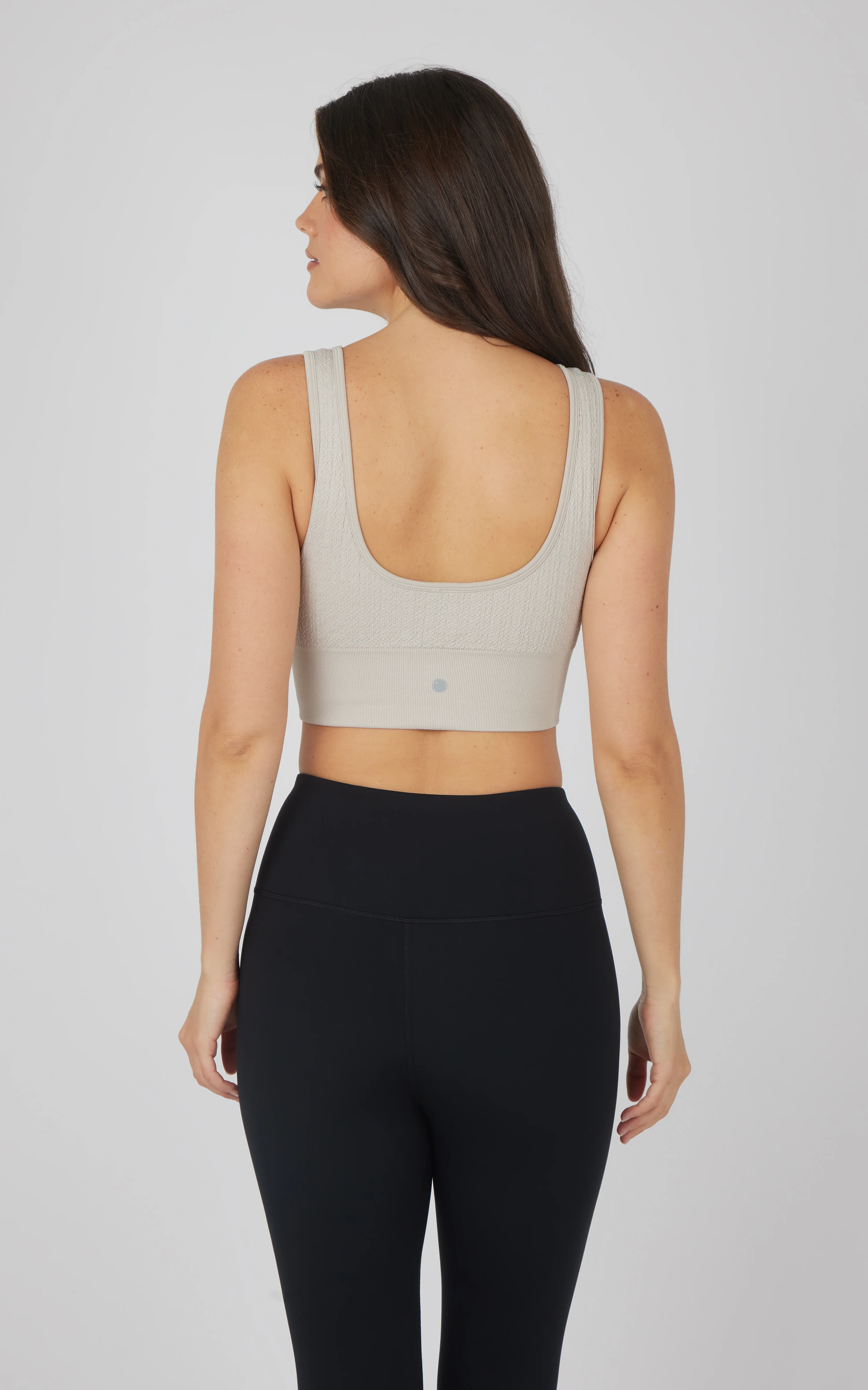 2 PK Textured Seamless Scooped Neck Bra - Image 7