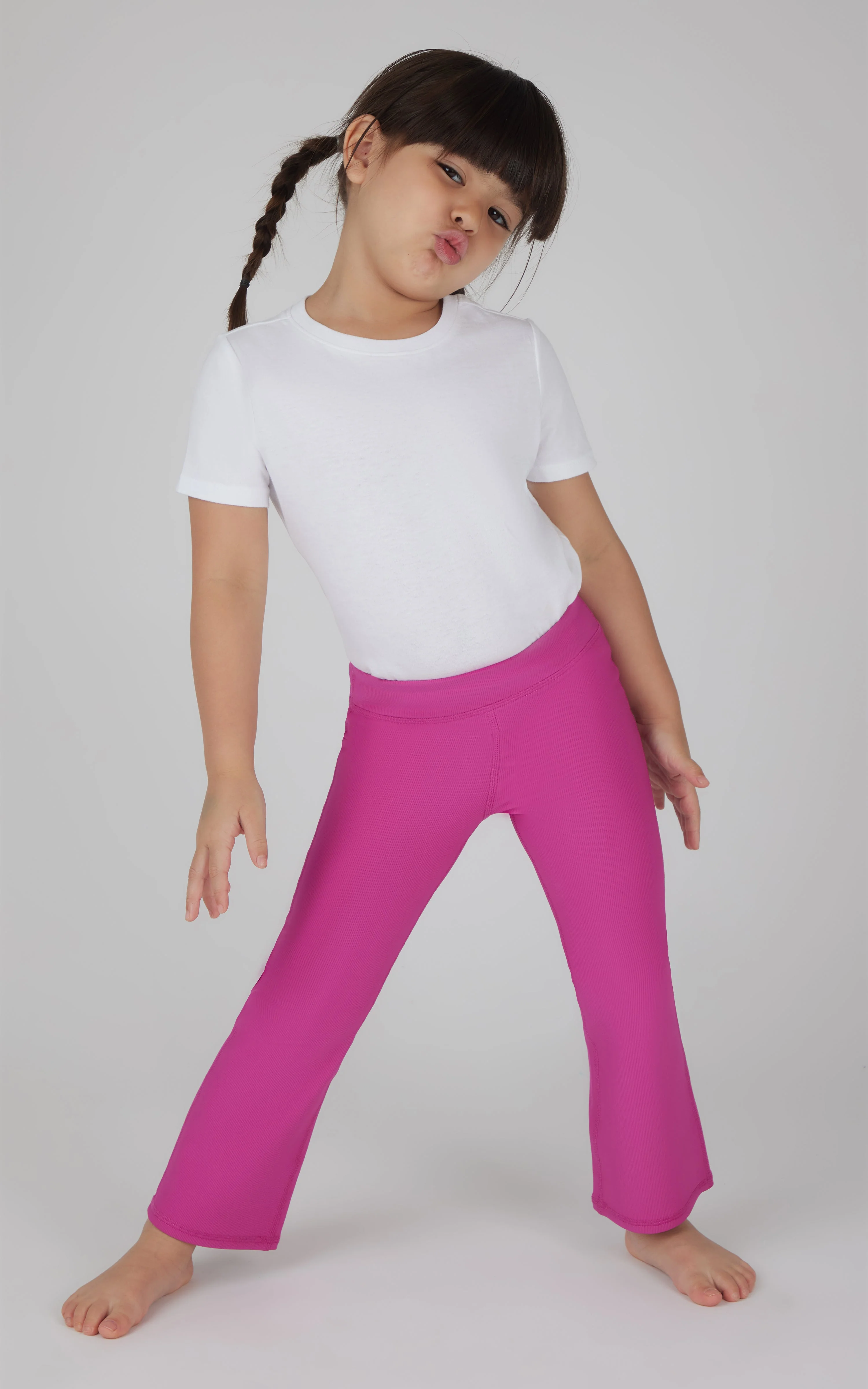 Toddler Girls 2 PK Ribbed Flared Pant - Image 10