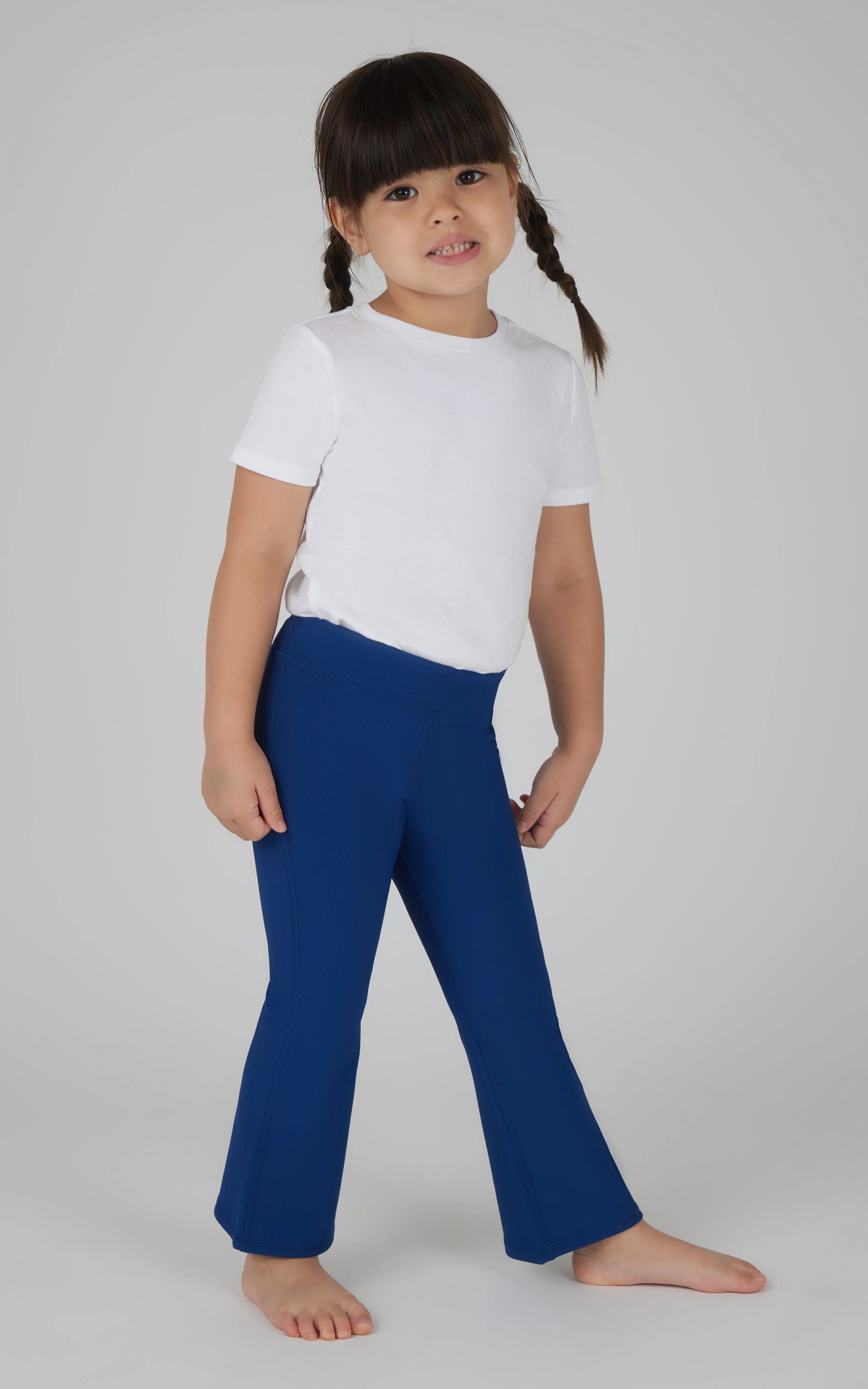 Toddler Girls 2 PK Ribbed Flared Pant - Image 15