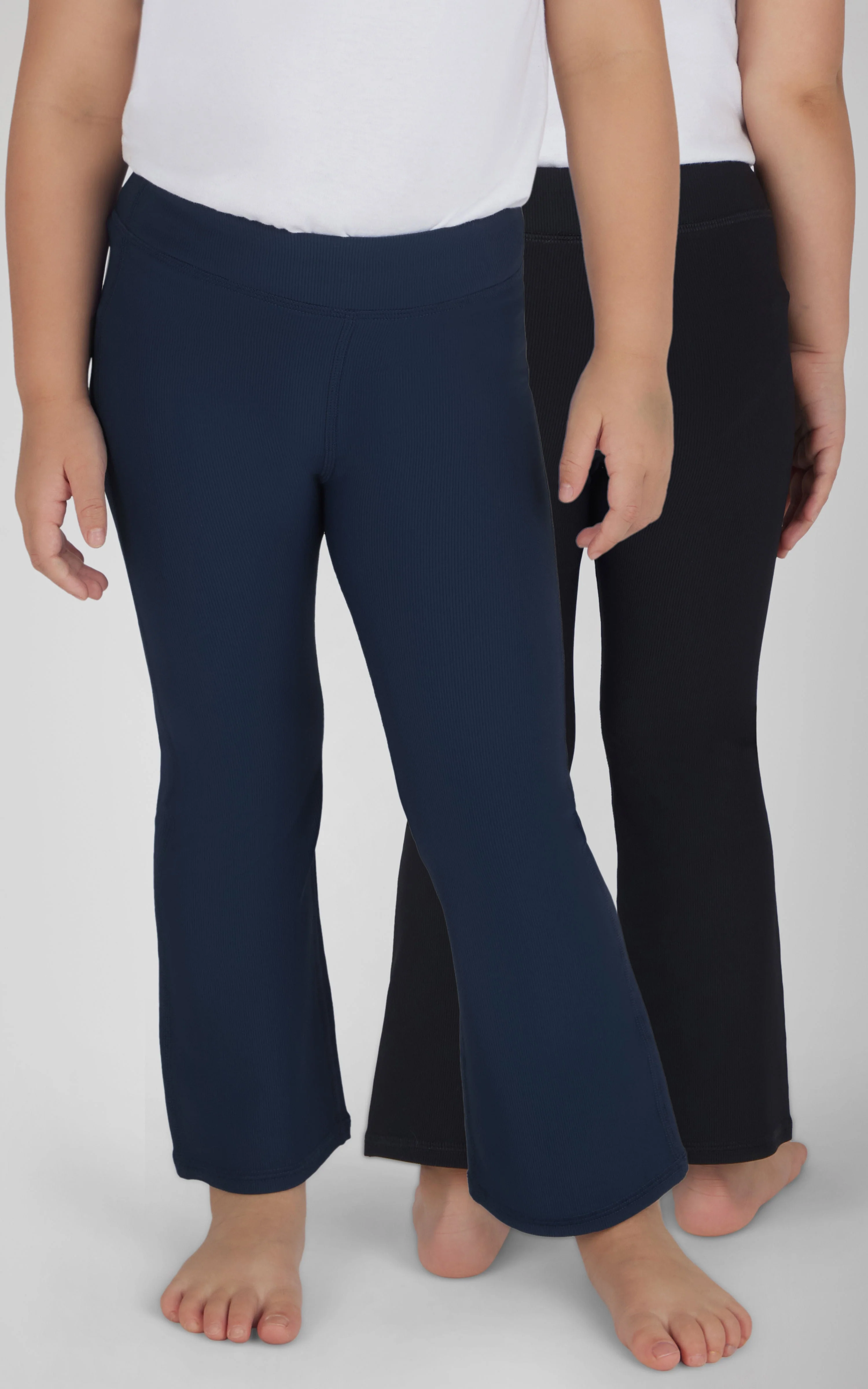 Toddler Girls 2 PK Ribbed Flared Pant - Image 17
