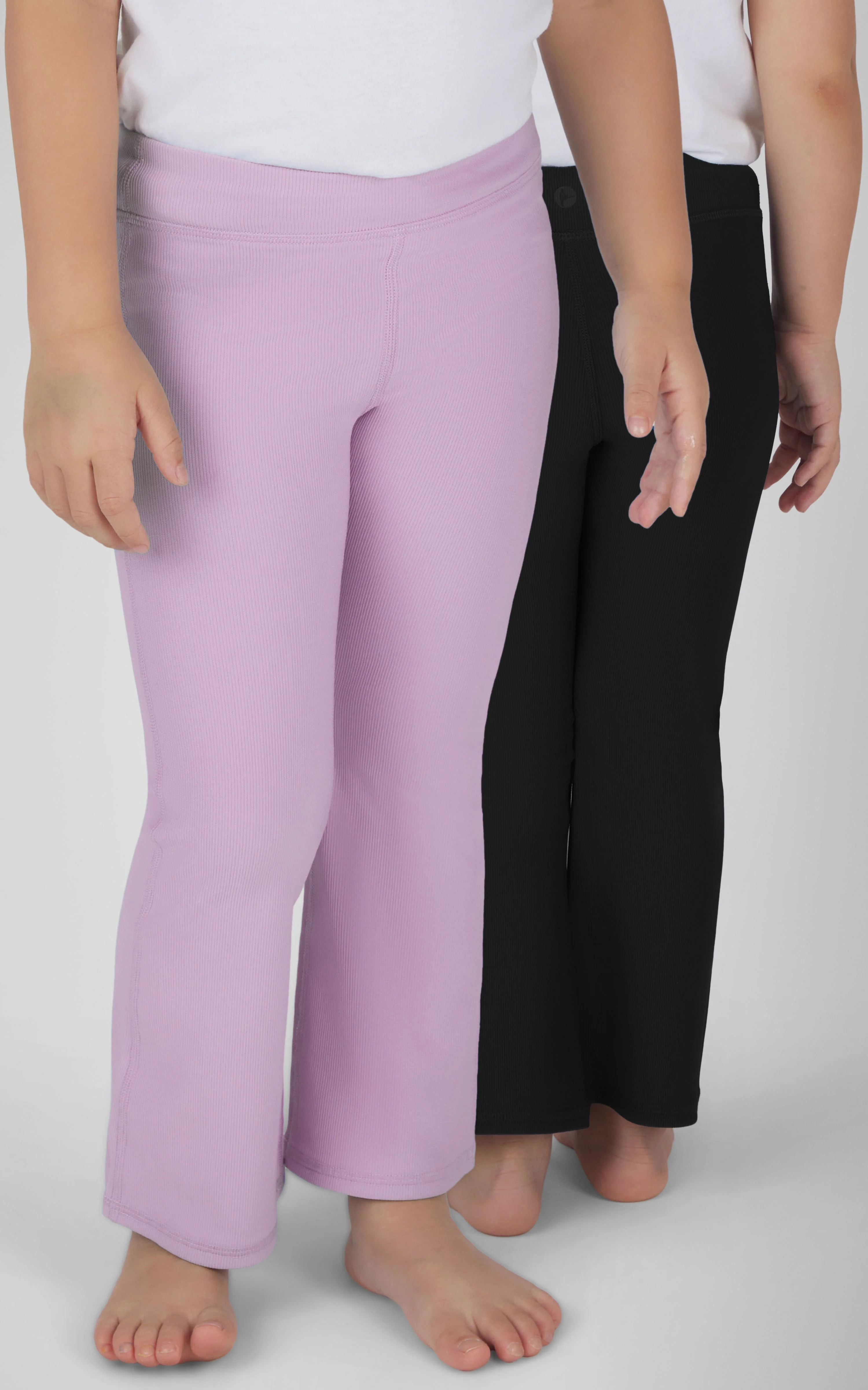 Toddler Girls 2 PK Ribbed Flared Pant - Image 21