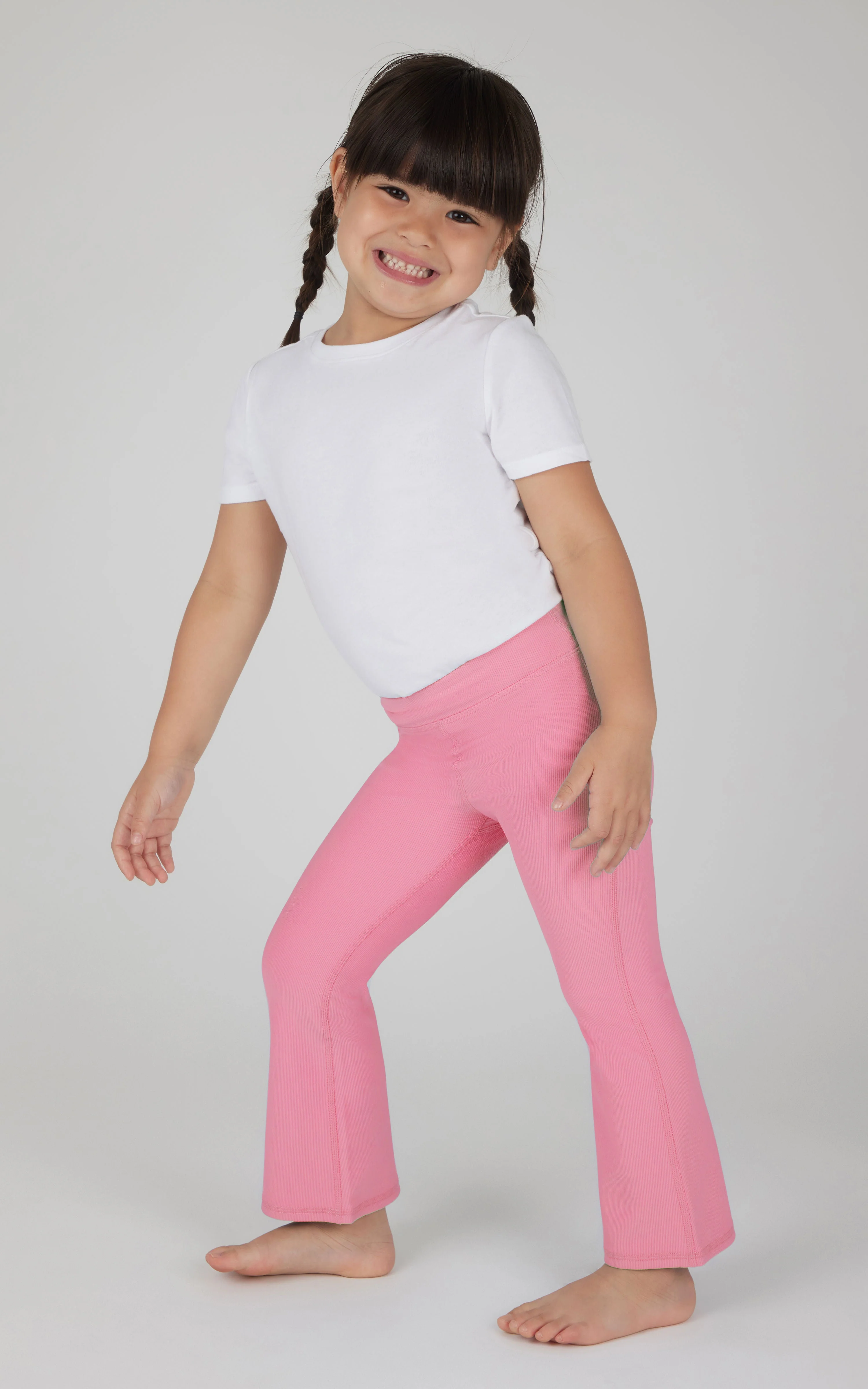Toddler Girls 2 PK Ribbed Flared Pant - Image 26