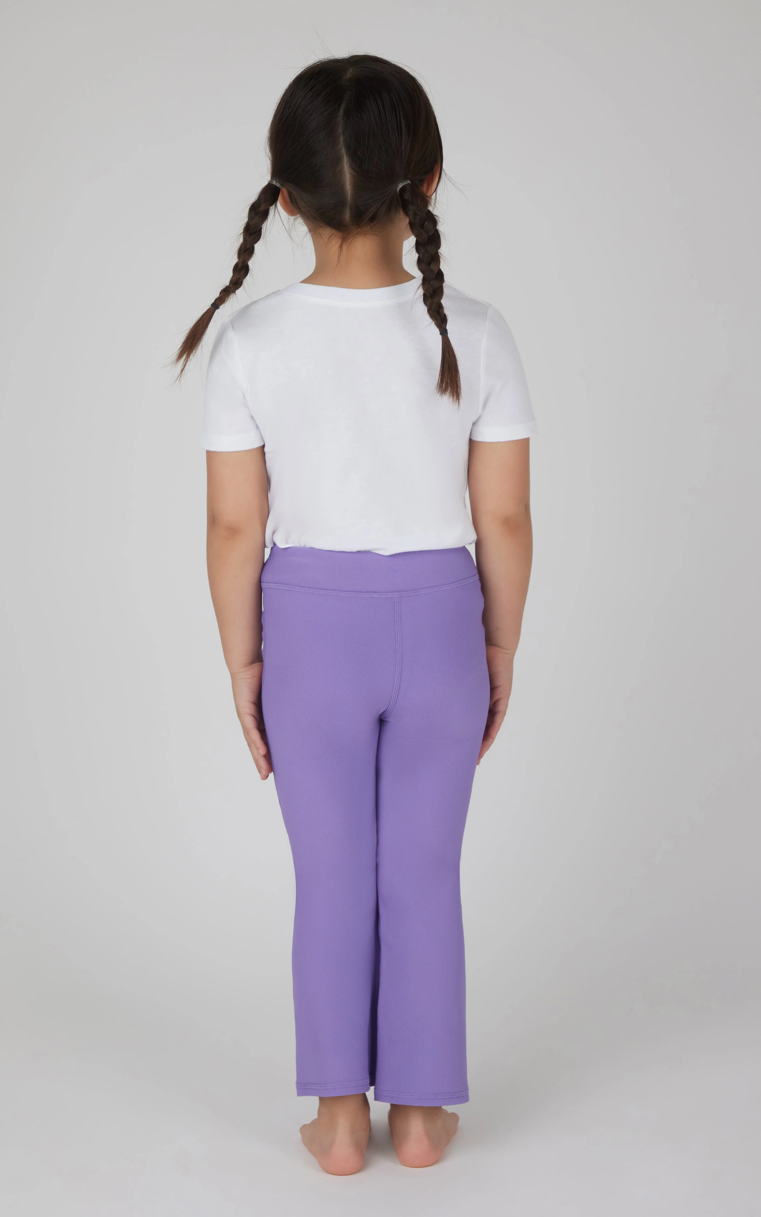 Toddler Girls 2 PK Ribbed Flared Pant - Image 4