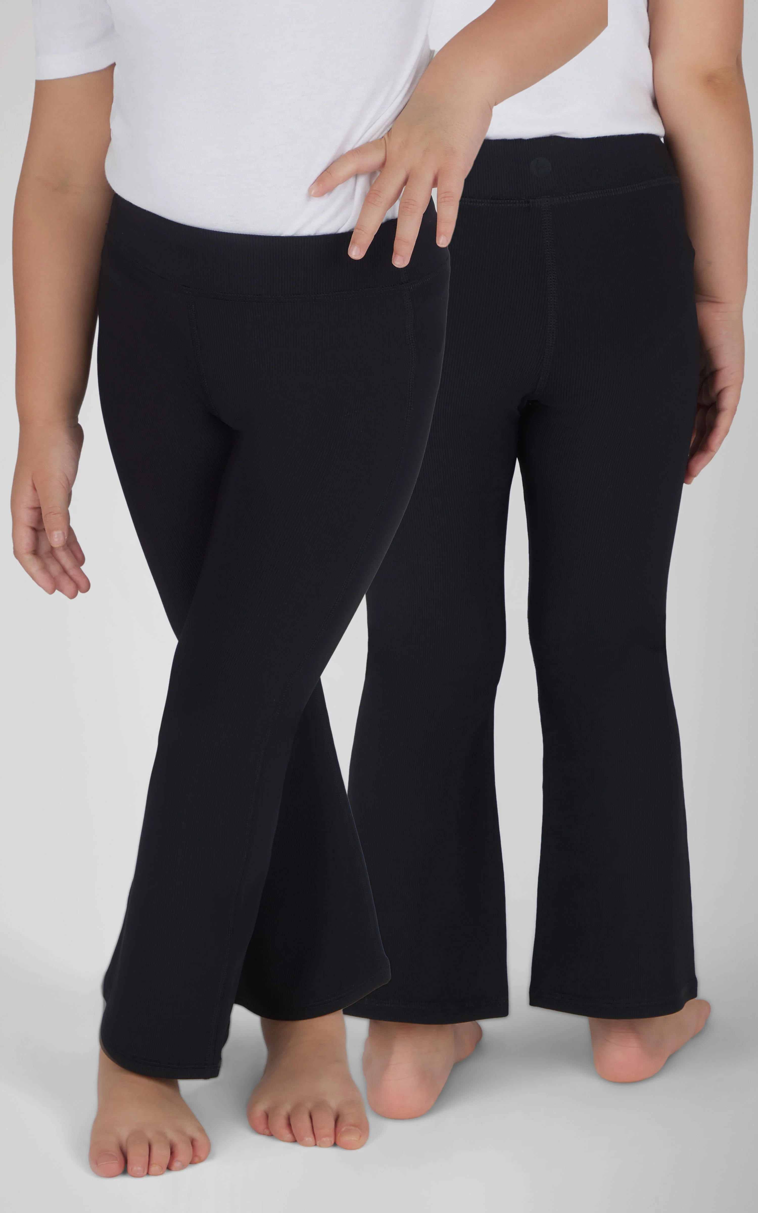 Toddler Girls 2 PK Ribbed Flared Pant - Image 5