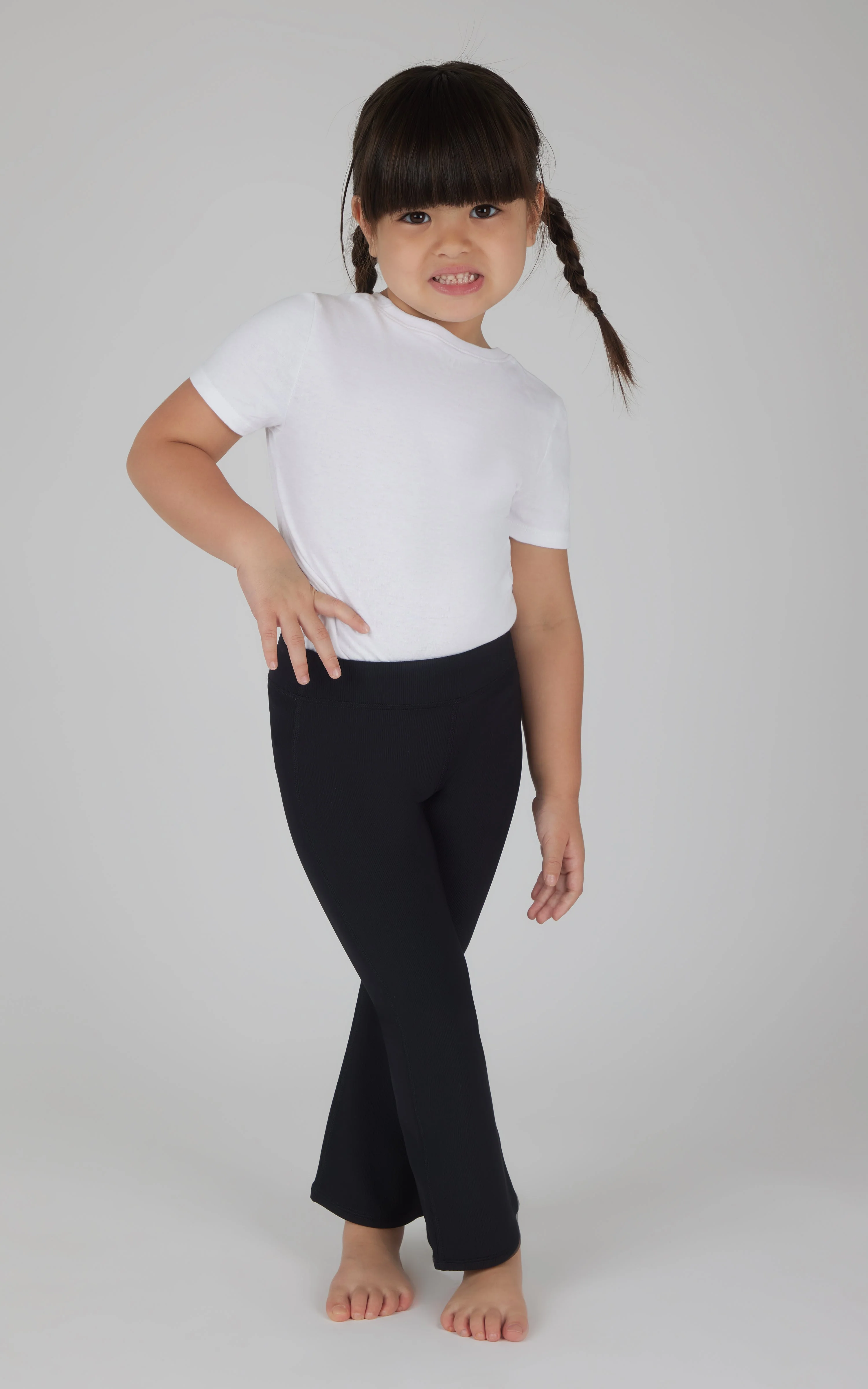 Toddler Girls 2 PK Ribbed Flared Pant - Image 6