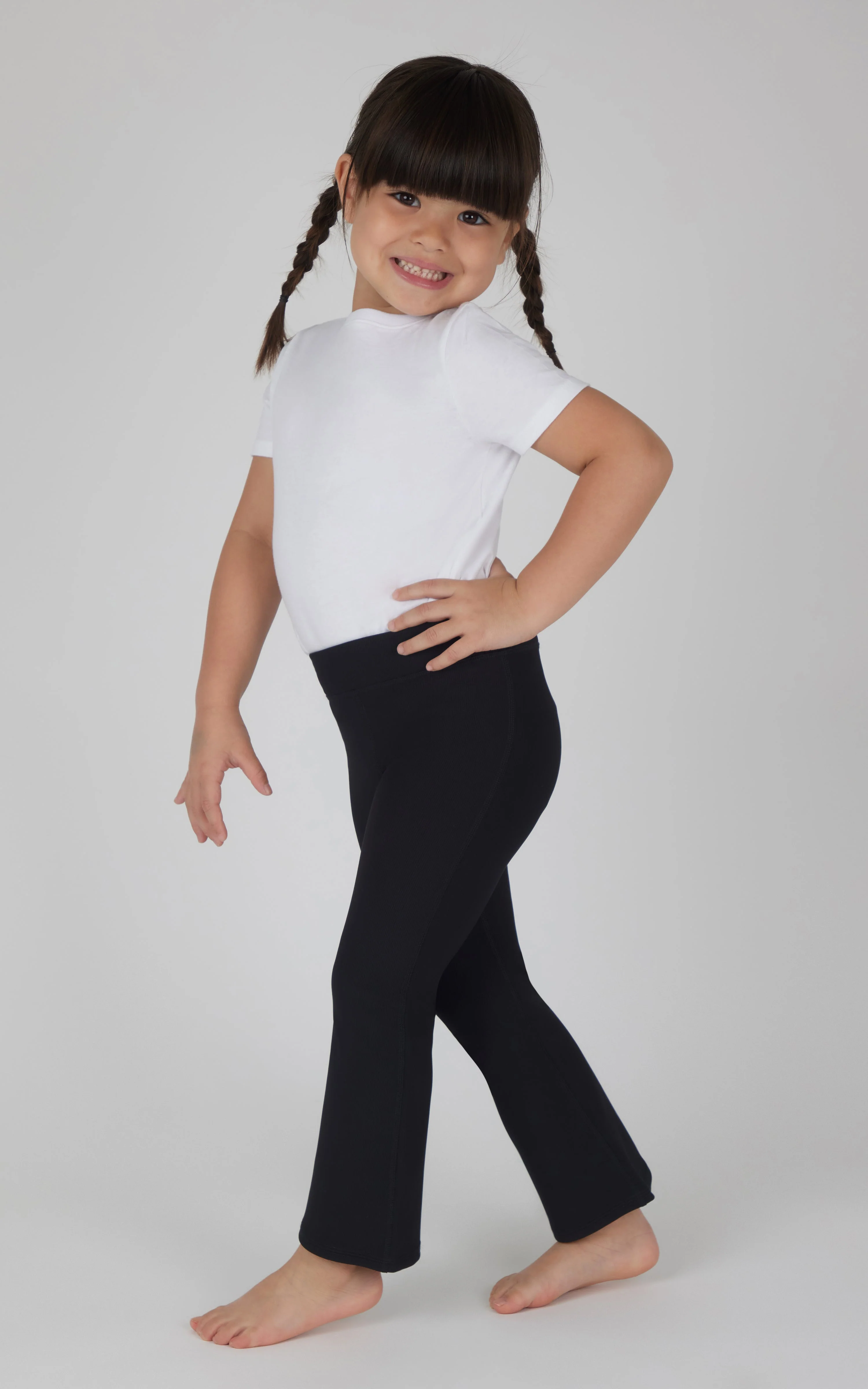 Toddler Girls 2 PK Ribbed Flared Pant - Image 7