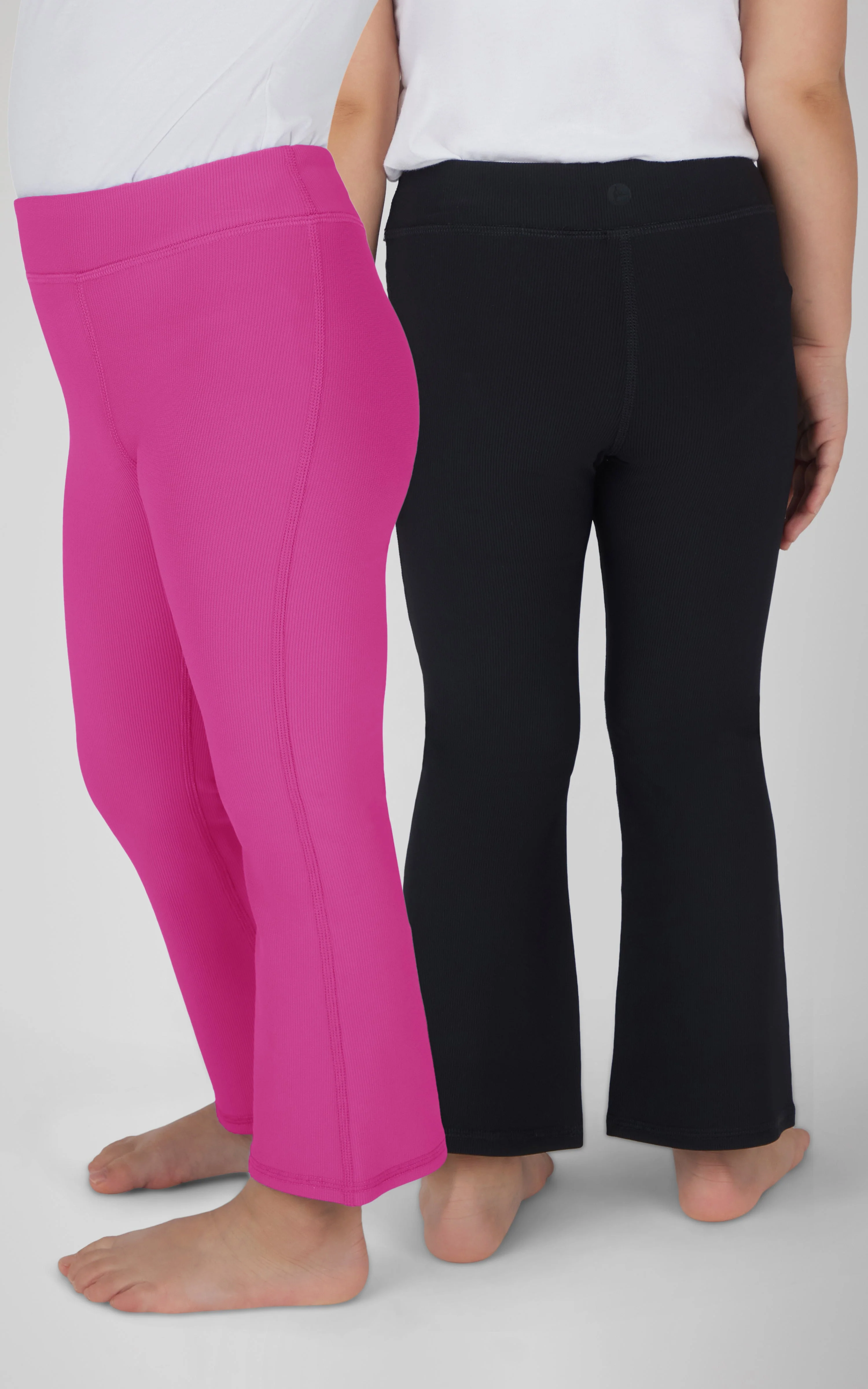 Toddler Girls 2 PK Ribbed Flared Pant - Image 9