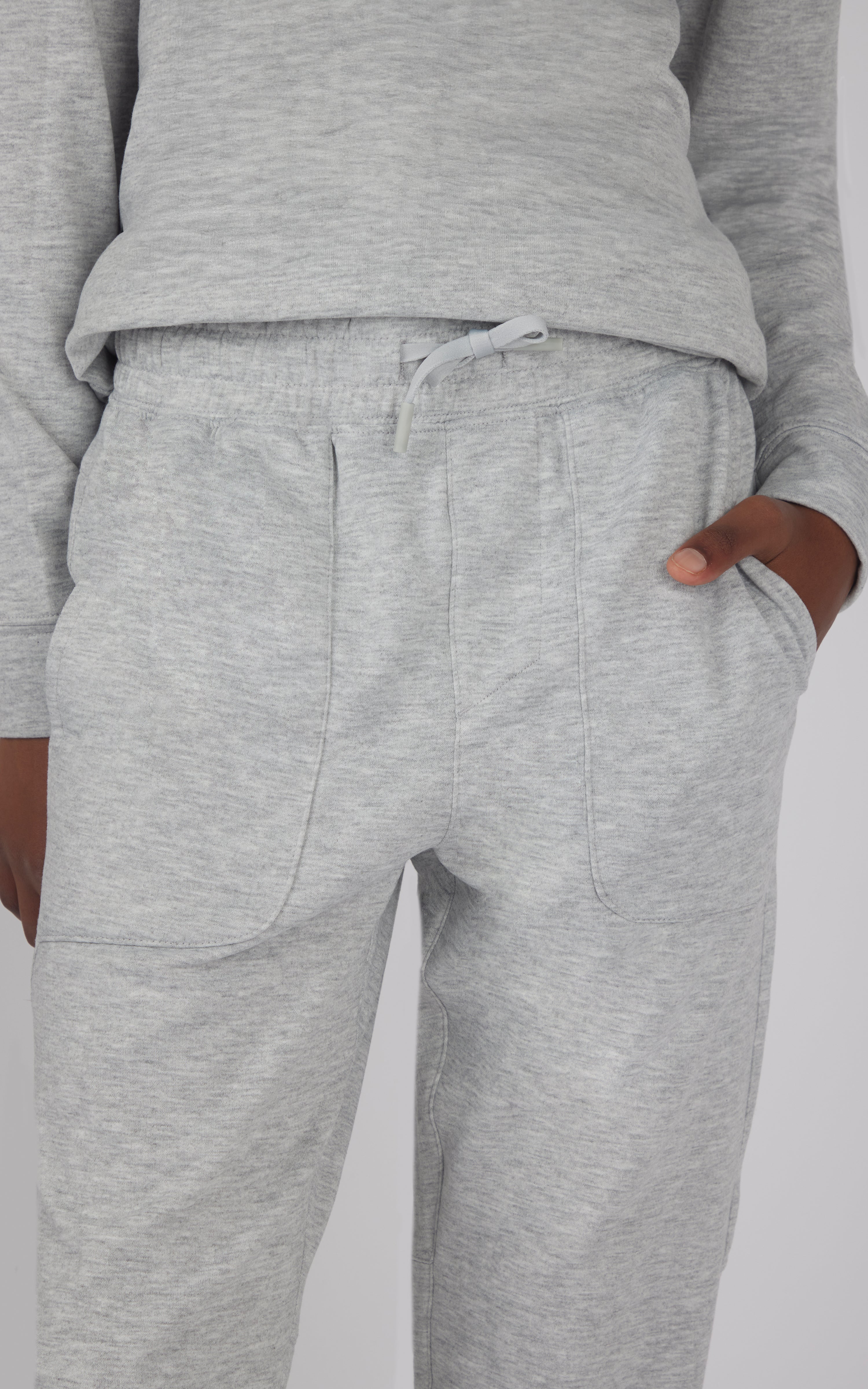 2 PC Boys Brushed Terry Pullover Hoodie+ Jogger Set - Image 6