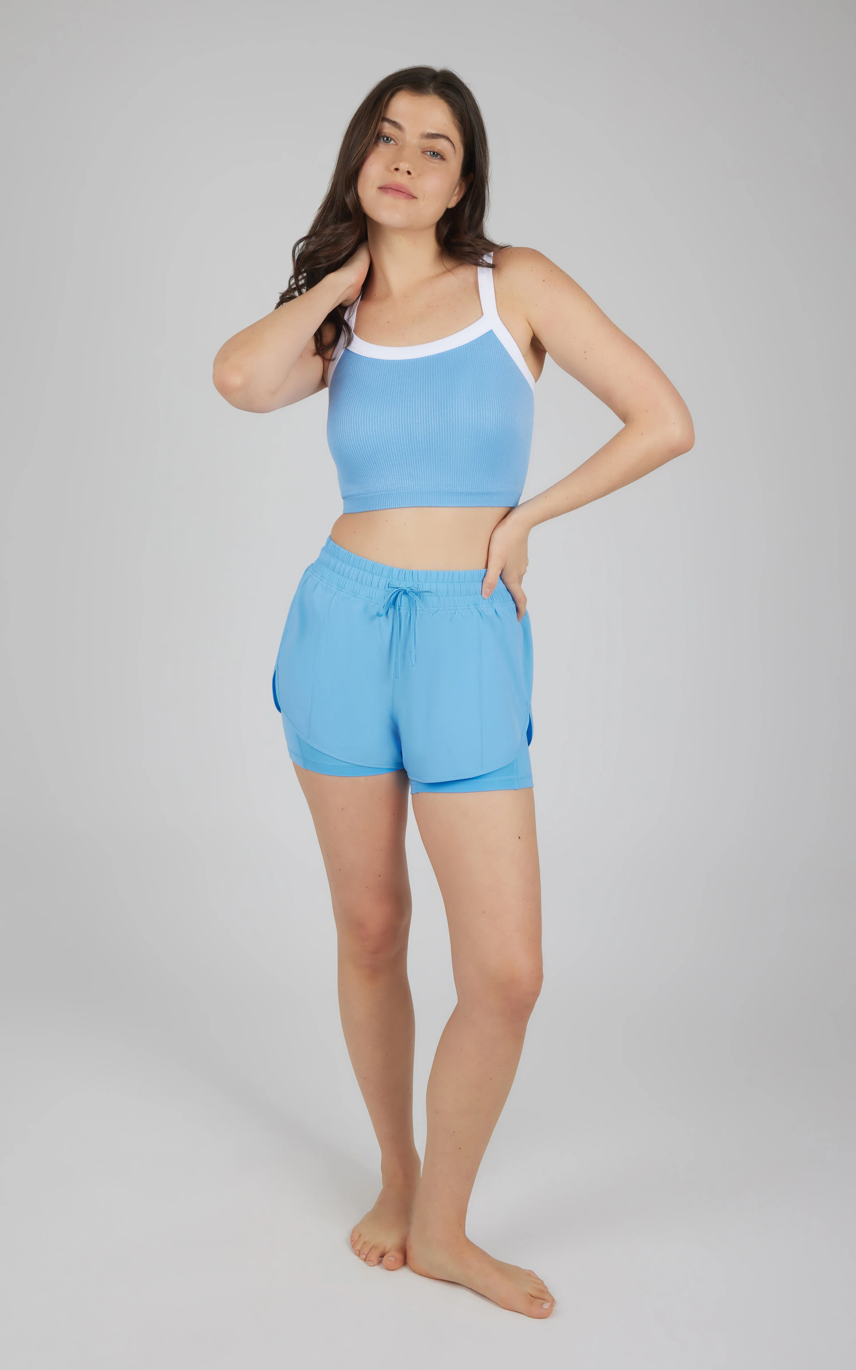2 PC Seamless Bra Tank + Lightstreme 2 in 1 Short - Image 4
