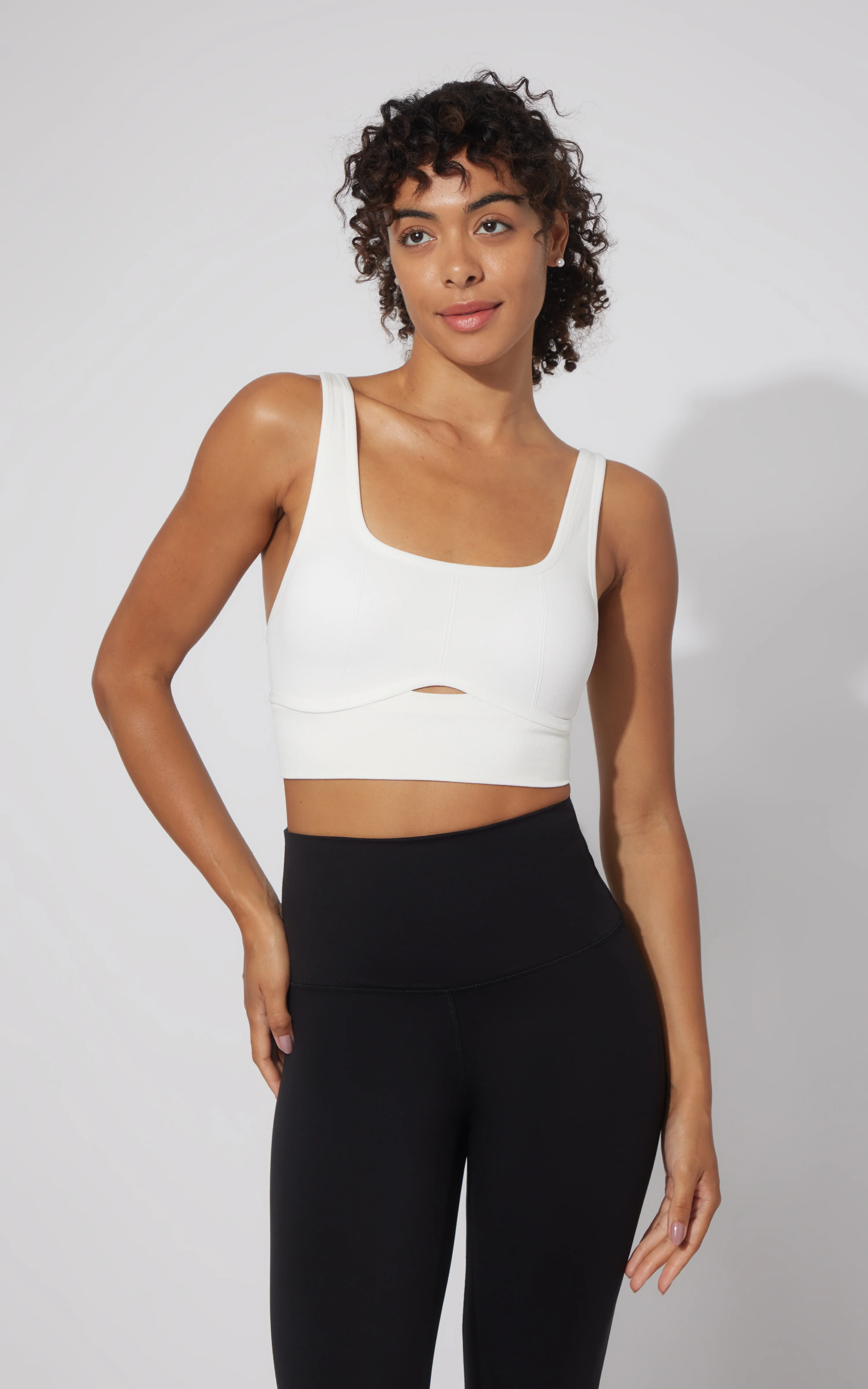 2 PK Stonewash Ribbed Seamless Bra - Image 24