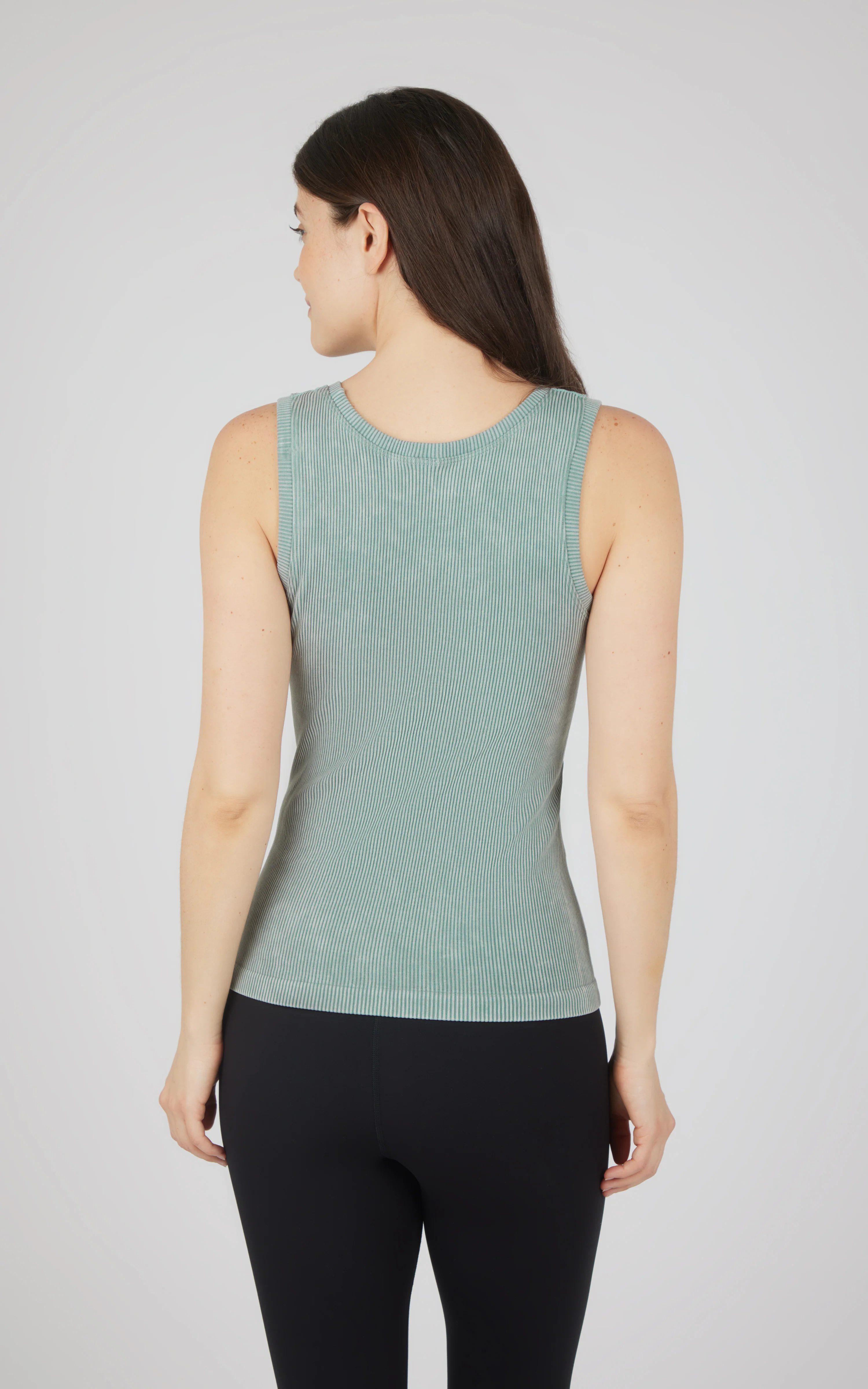 2 PK Stonewash Ribbed Seamless Tank - Image 10