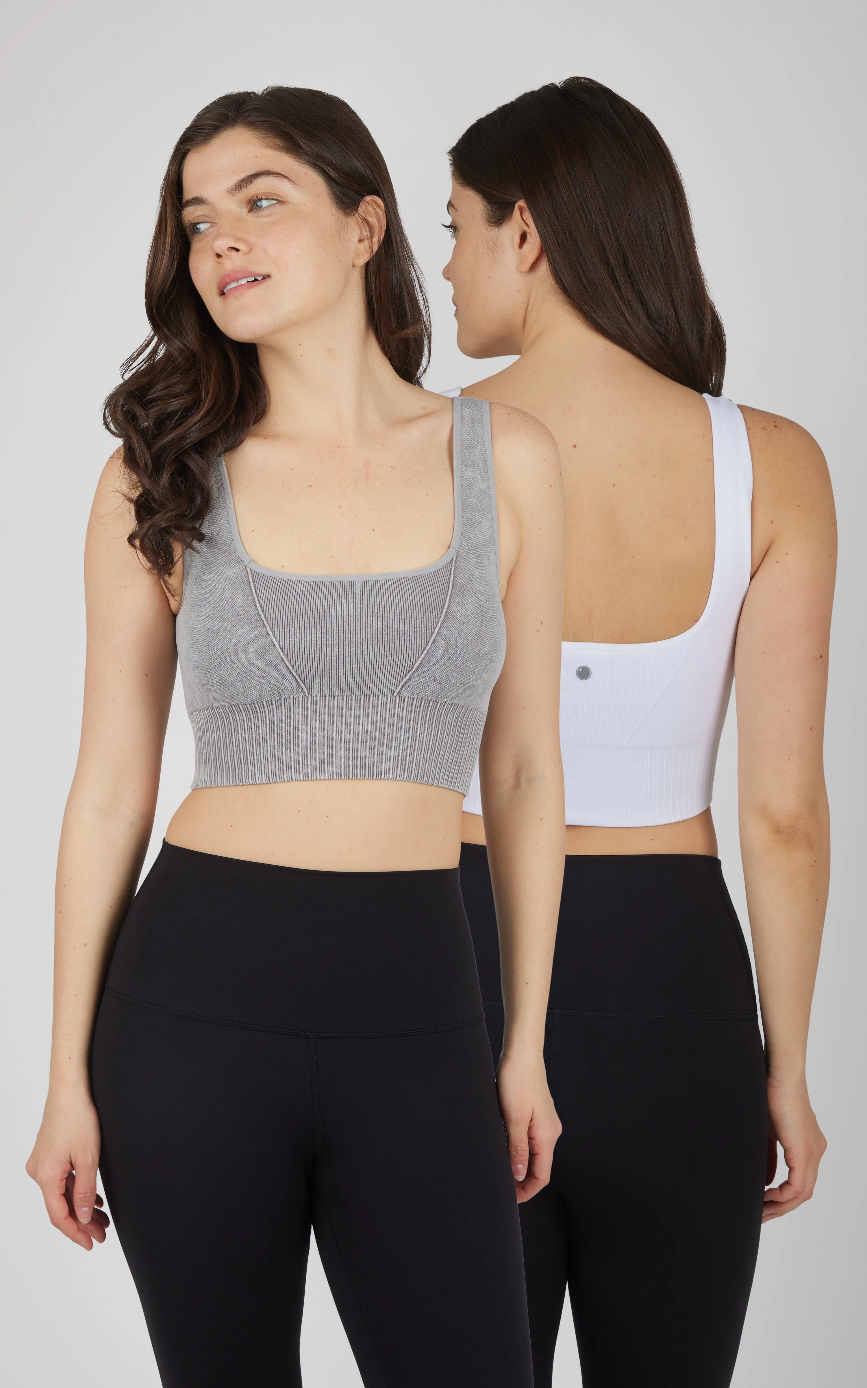 2 PK Stonewash Seamless Bra Tank - Image 14