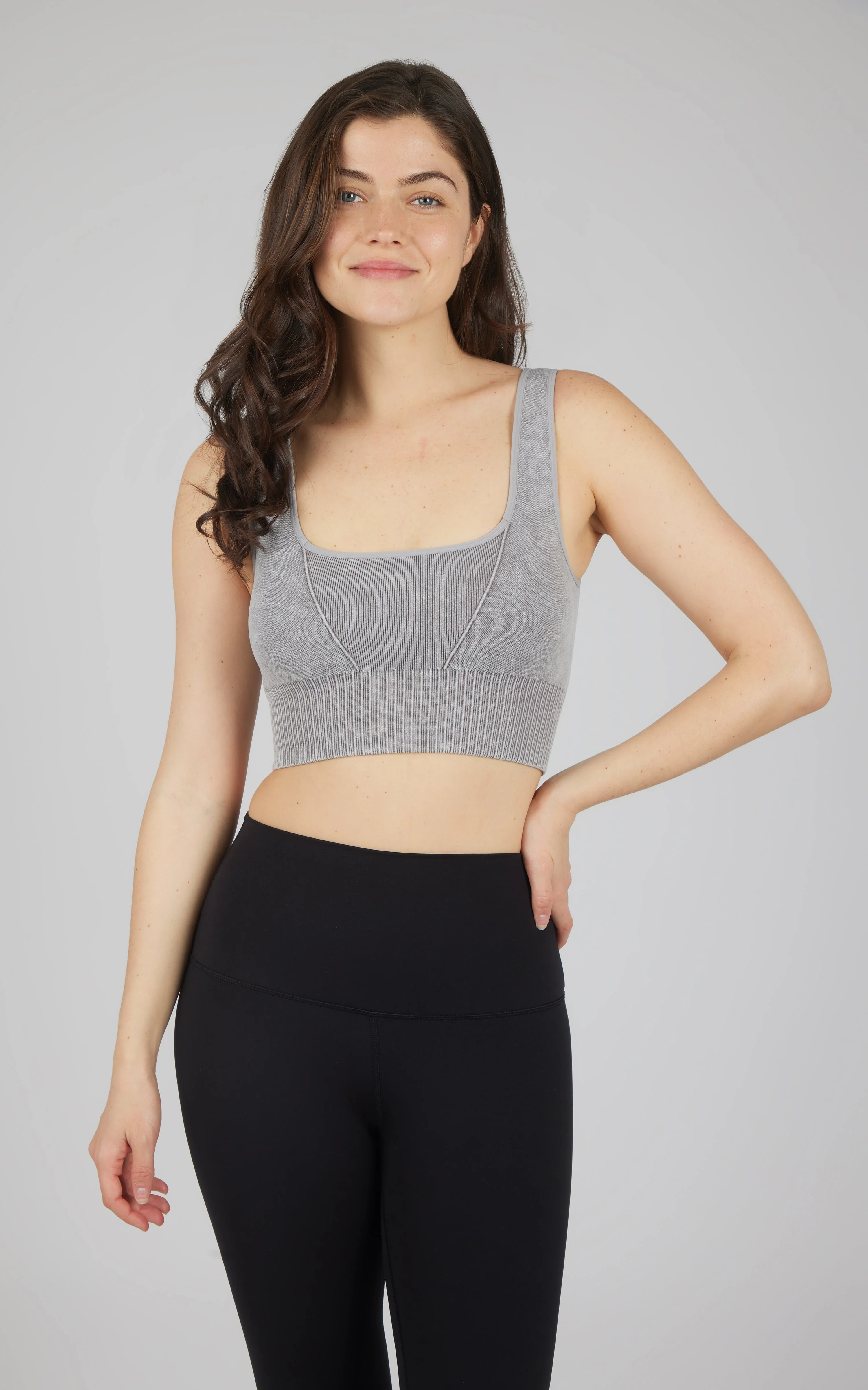 2 PK Stonewash Seamless Bra Tank - Image 15