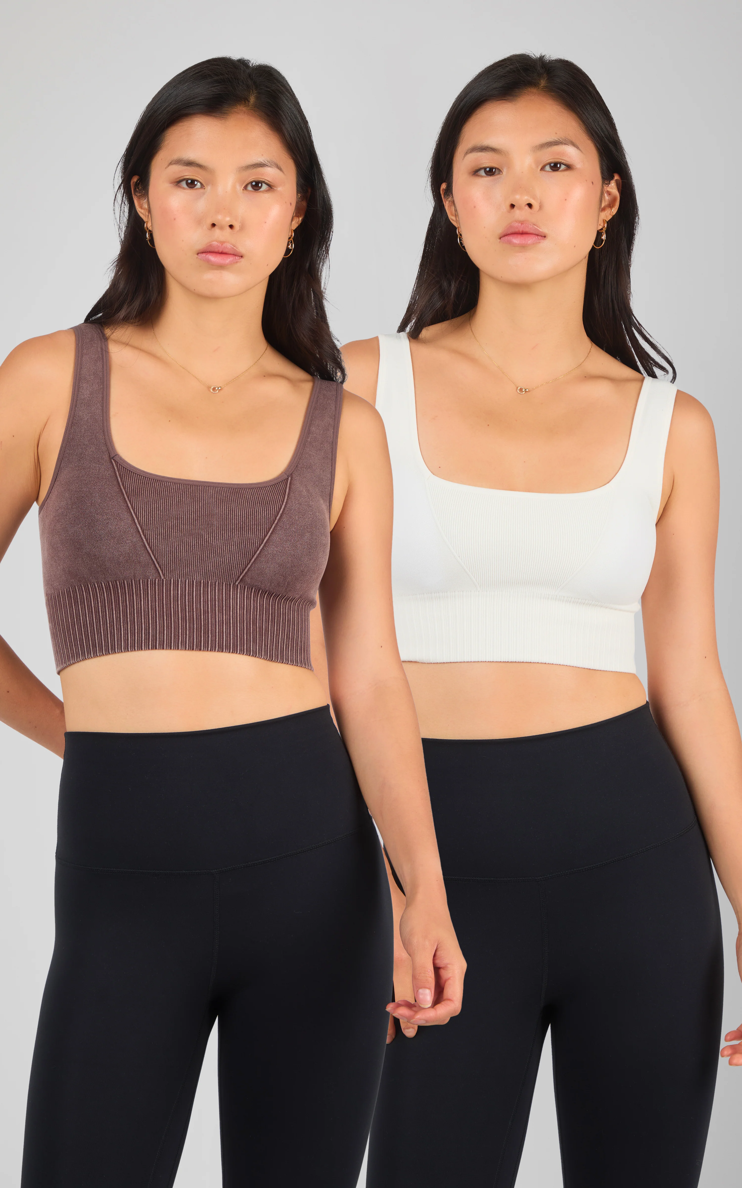 2 PK Stonewash Seamless Bra Tank - Image 34