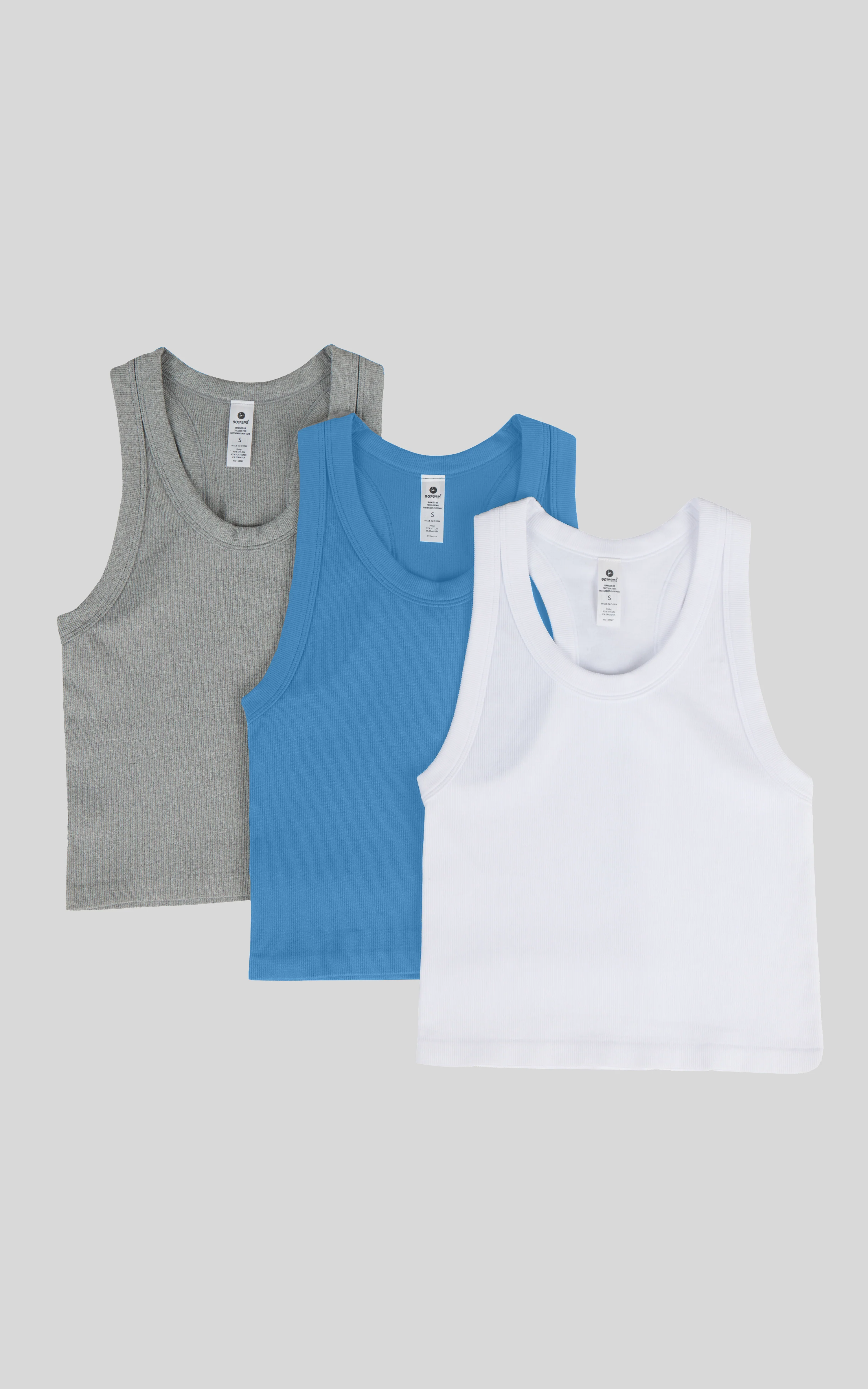 3 PK Ribbed Racerback Tank - Image 15