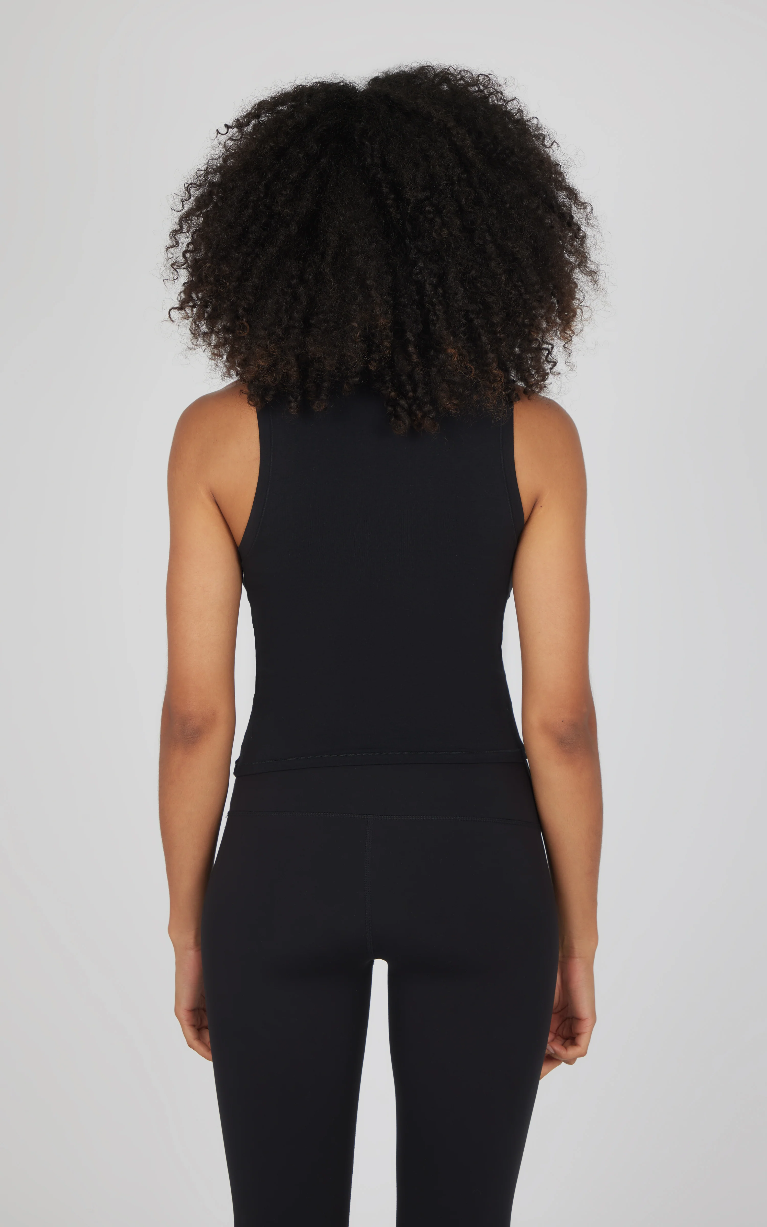 Airlite Cotton Mock Neck Tank - Image 3