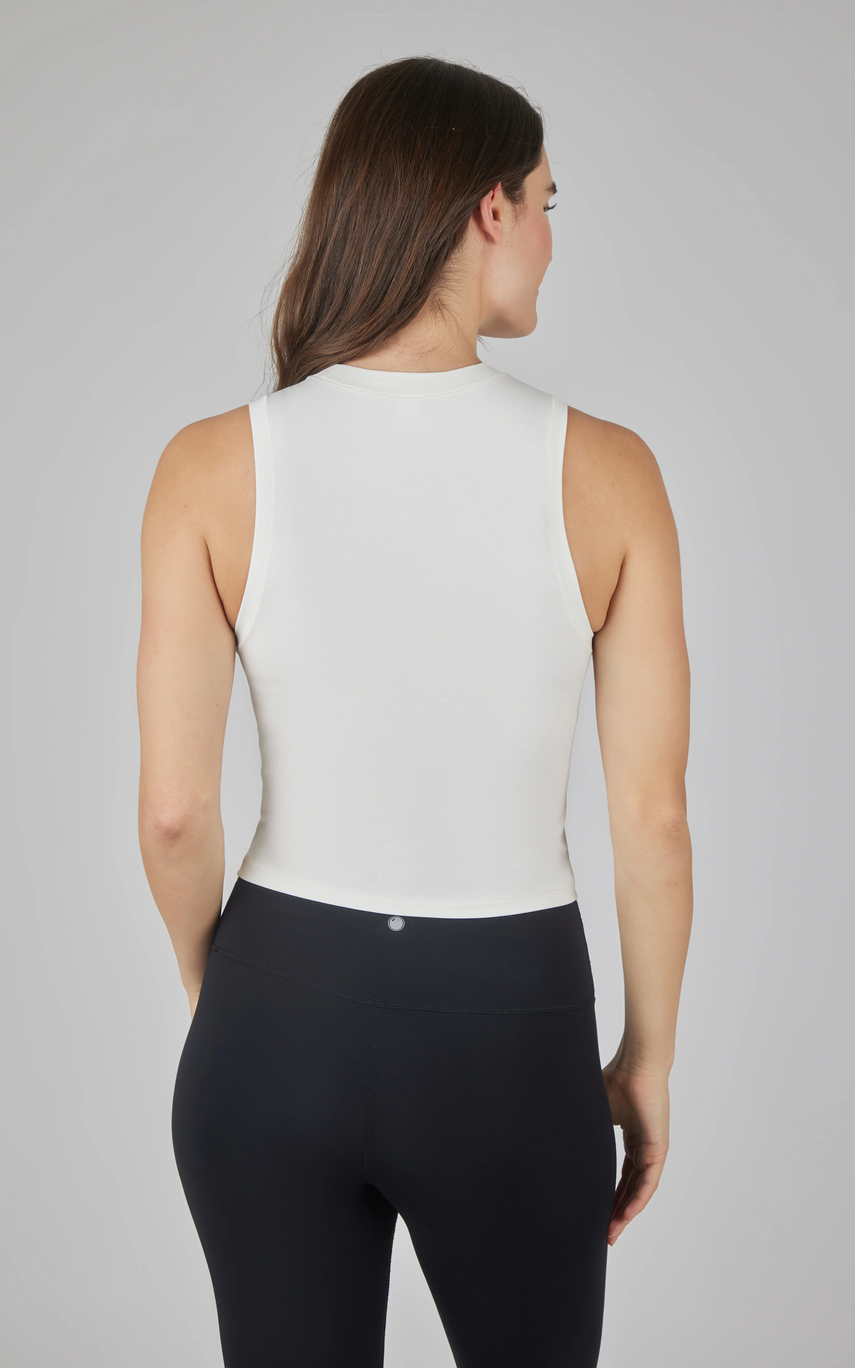 Airlite Cotton Mock Neck Tank - Image 8