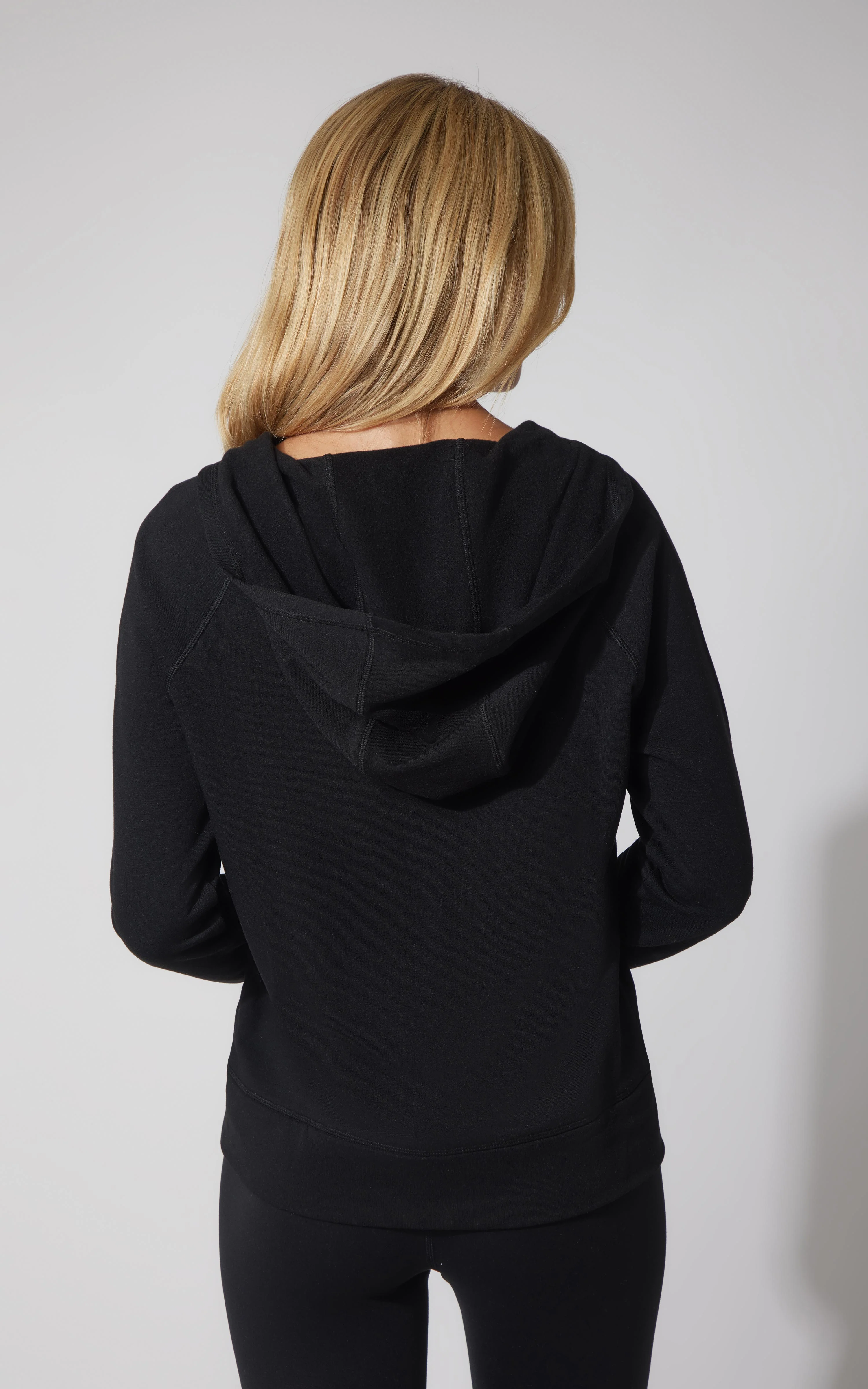 Brushed Terry Hoodie Jacket - Image 8
