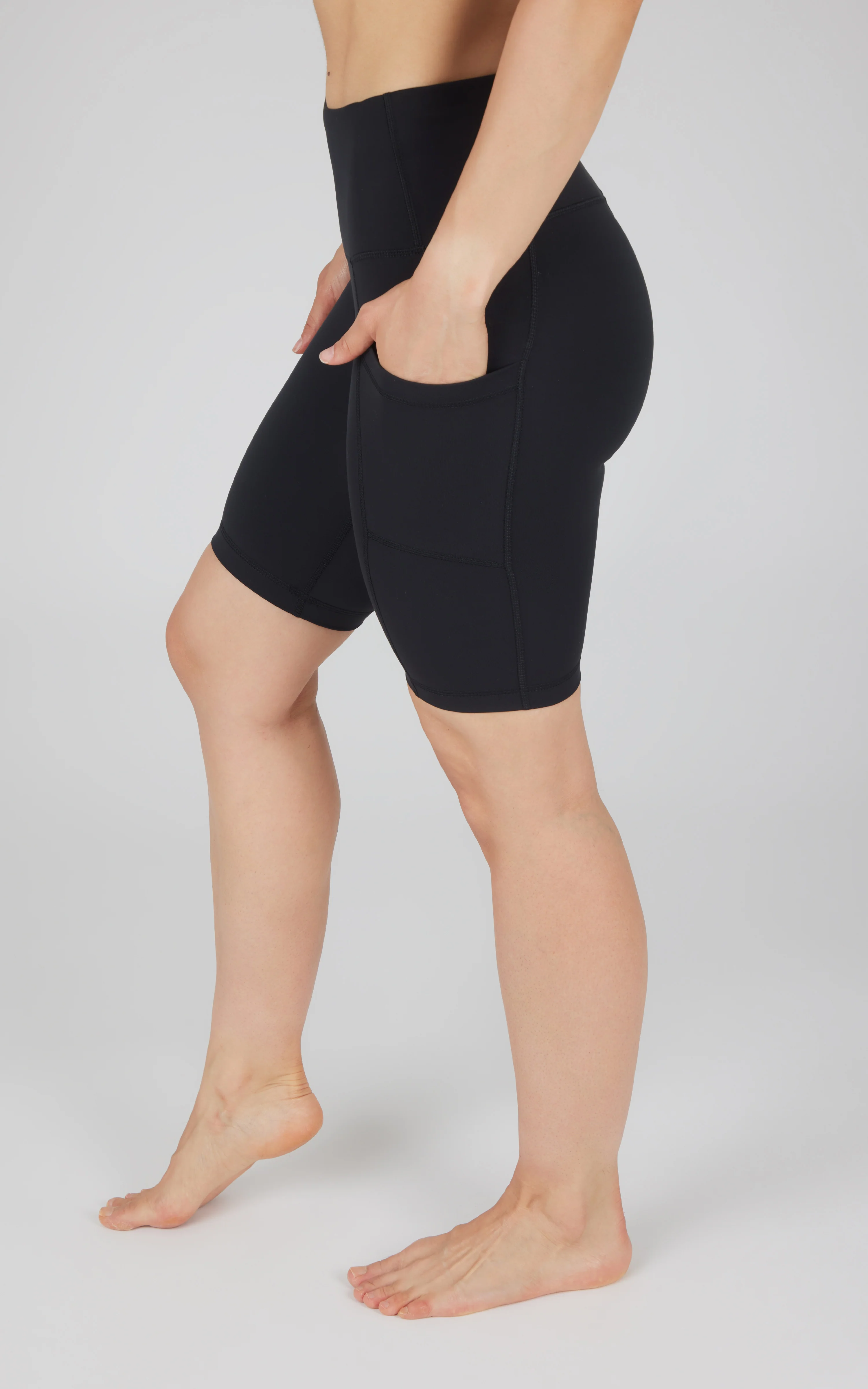 Tribeca High Waist 9" Short with Side Pockets - Image 12