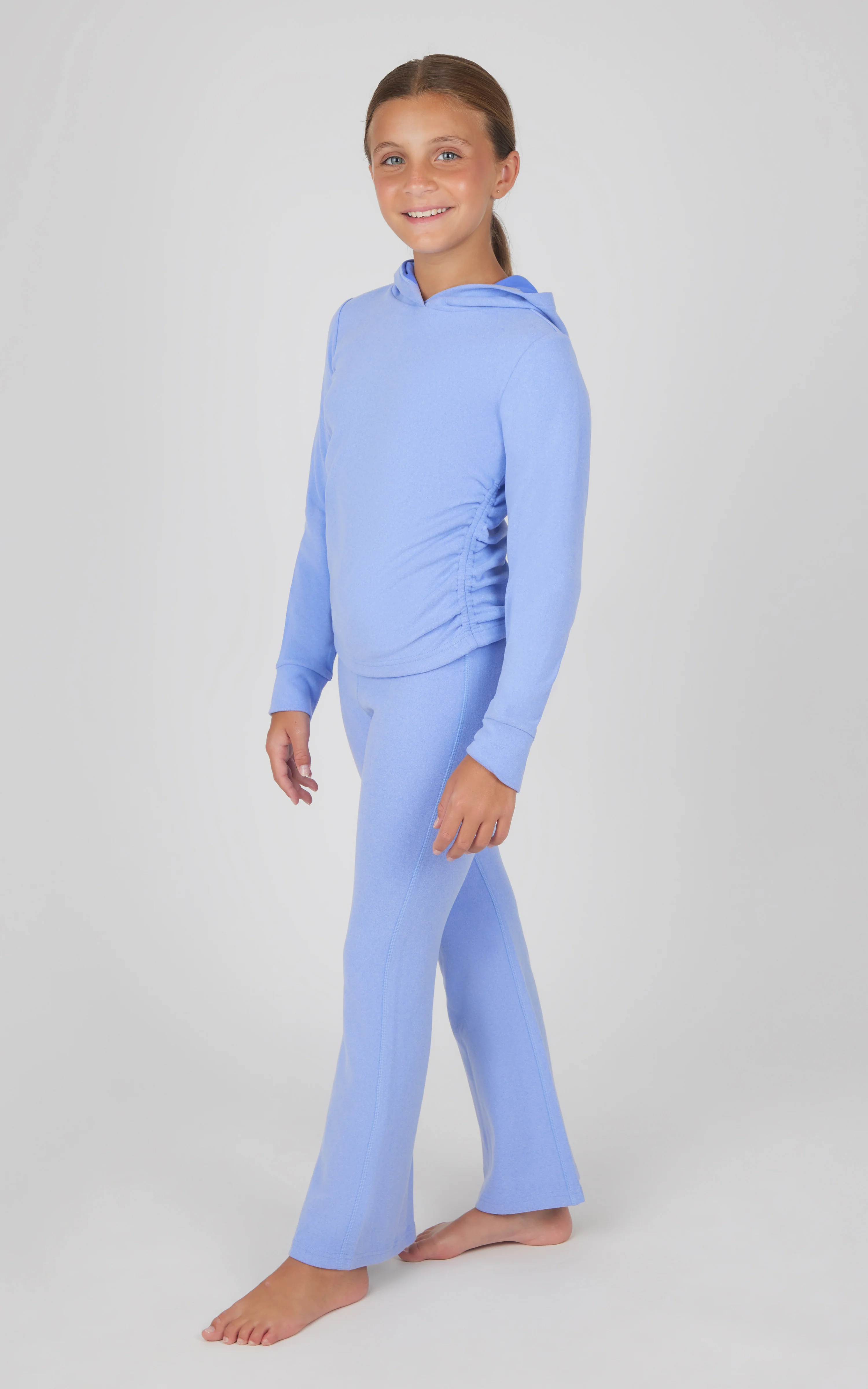 Girls 2 PC Hoodie and Flared Leg Pant - Image 5