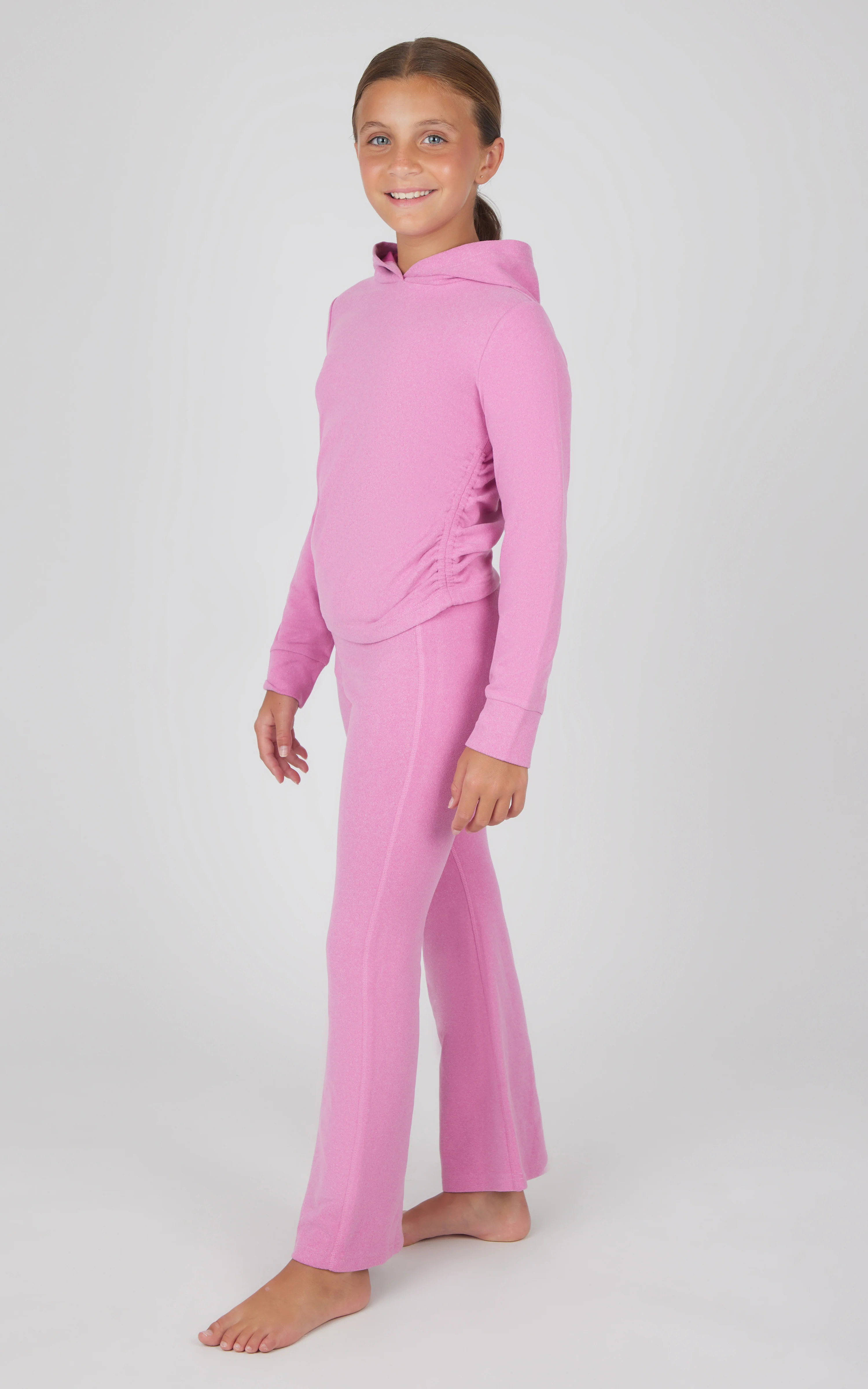 Girls 2 PC Hoodie and Flared Leg Pant - Image 8