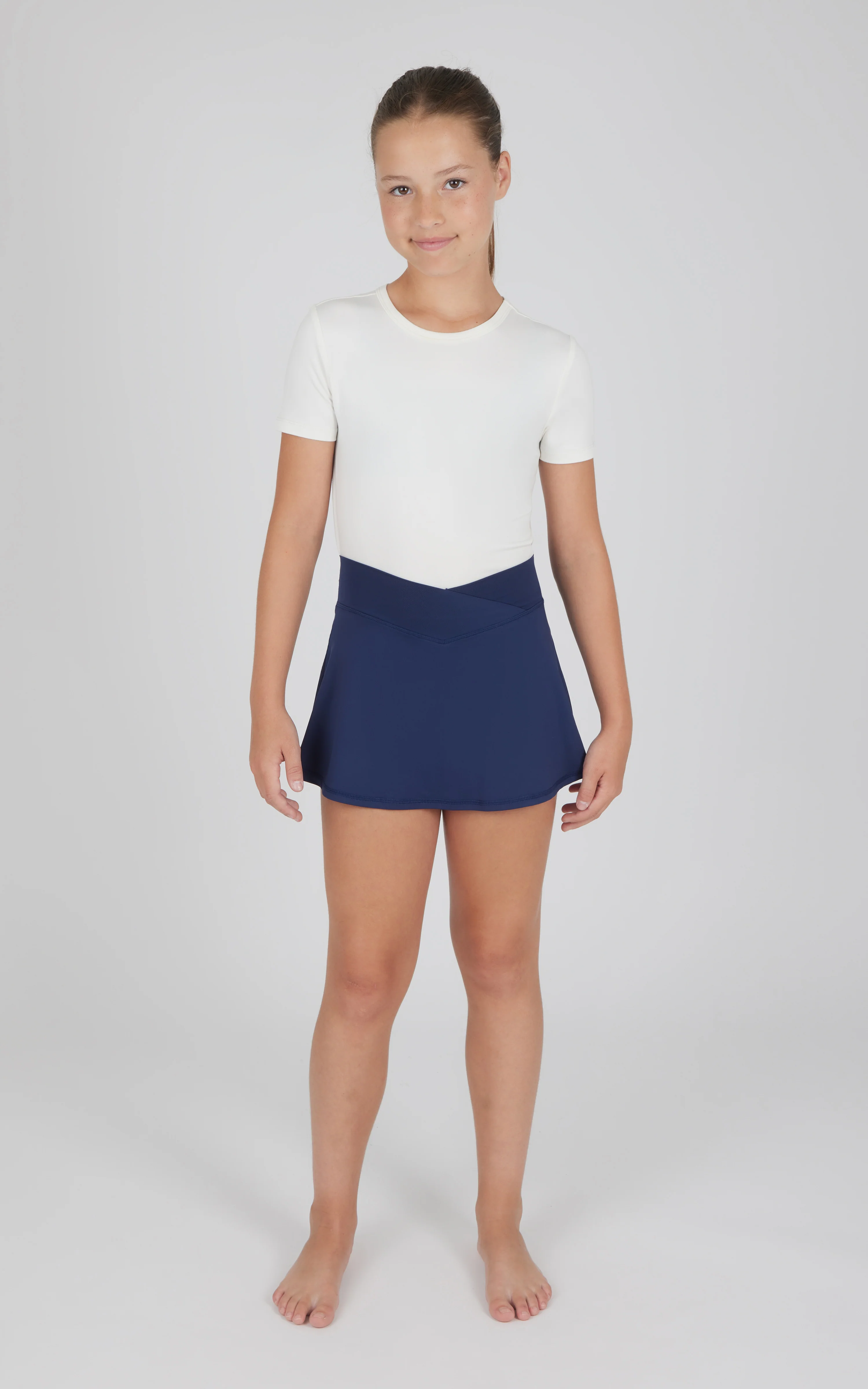 Girls 2 PK Crossover Waist Skort - Image 6