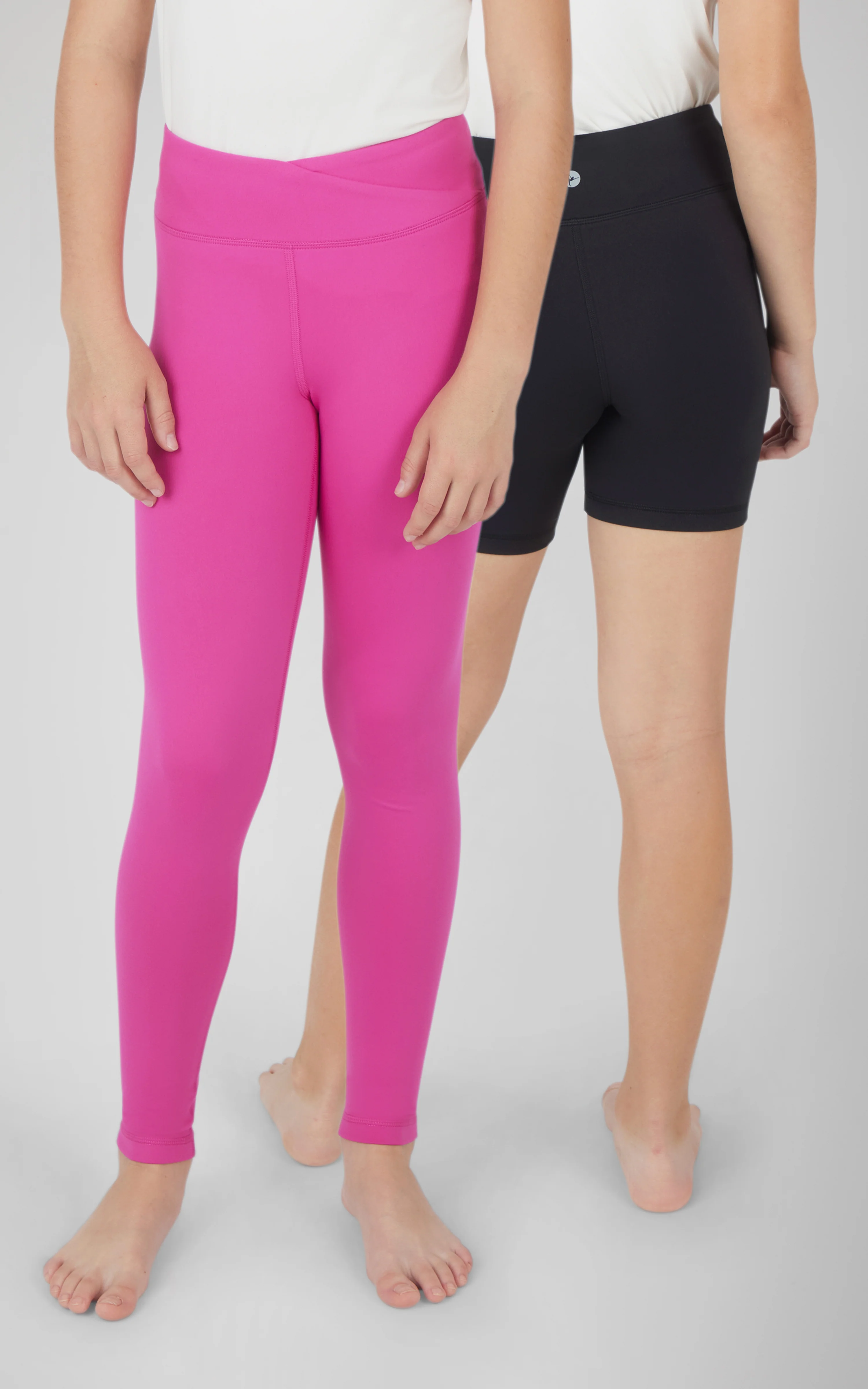 Girls 2 PK Lux Crossover Legging + 6" Bike Short - Image 14