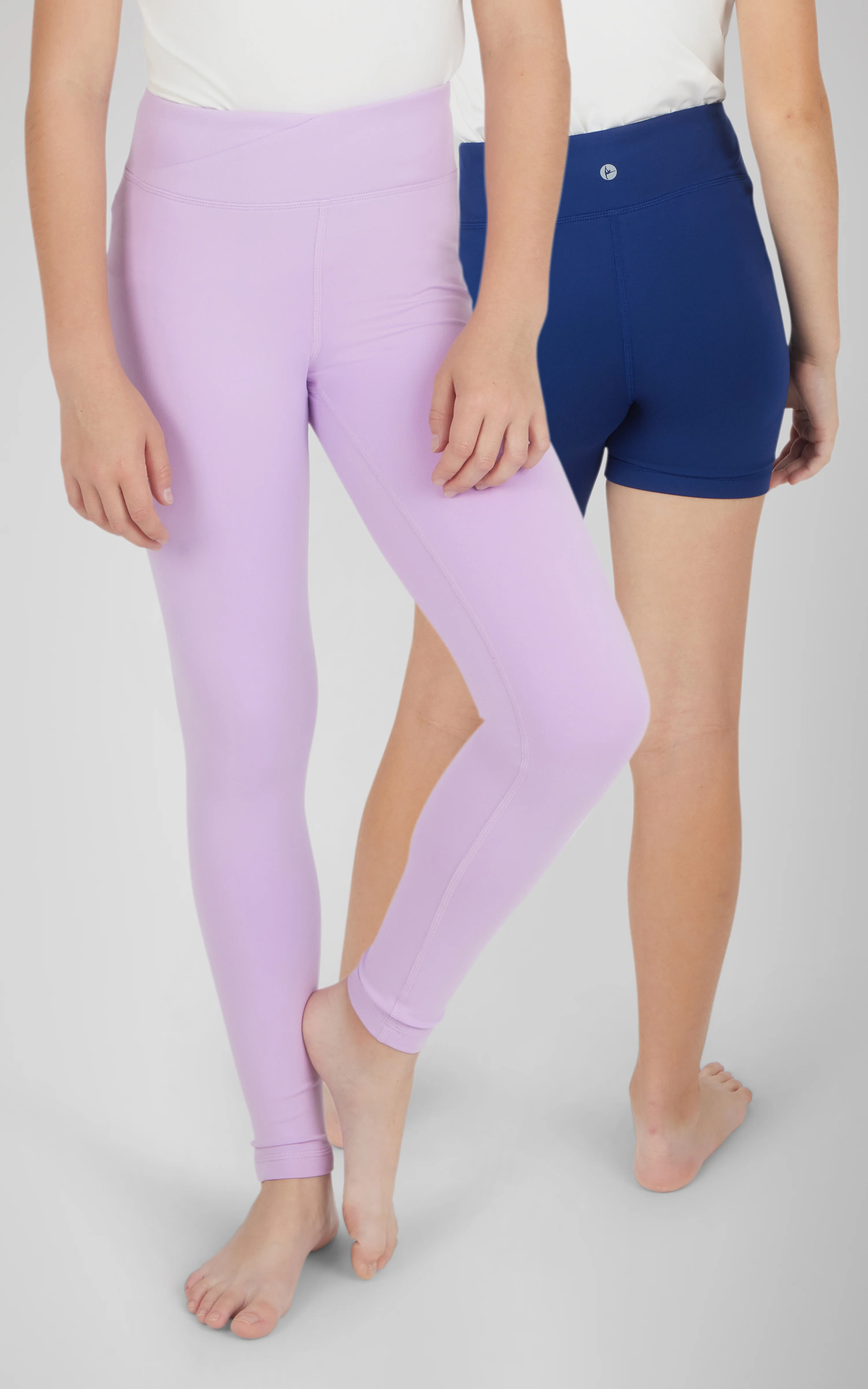 Girls 2 PK Lux Crossover Legging + 6" Bike Short - Image 6