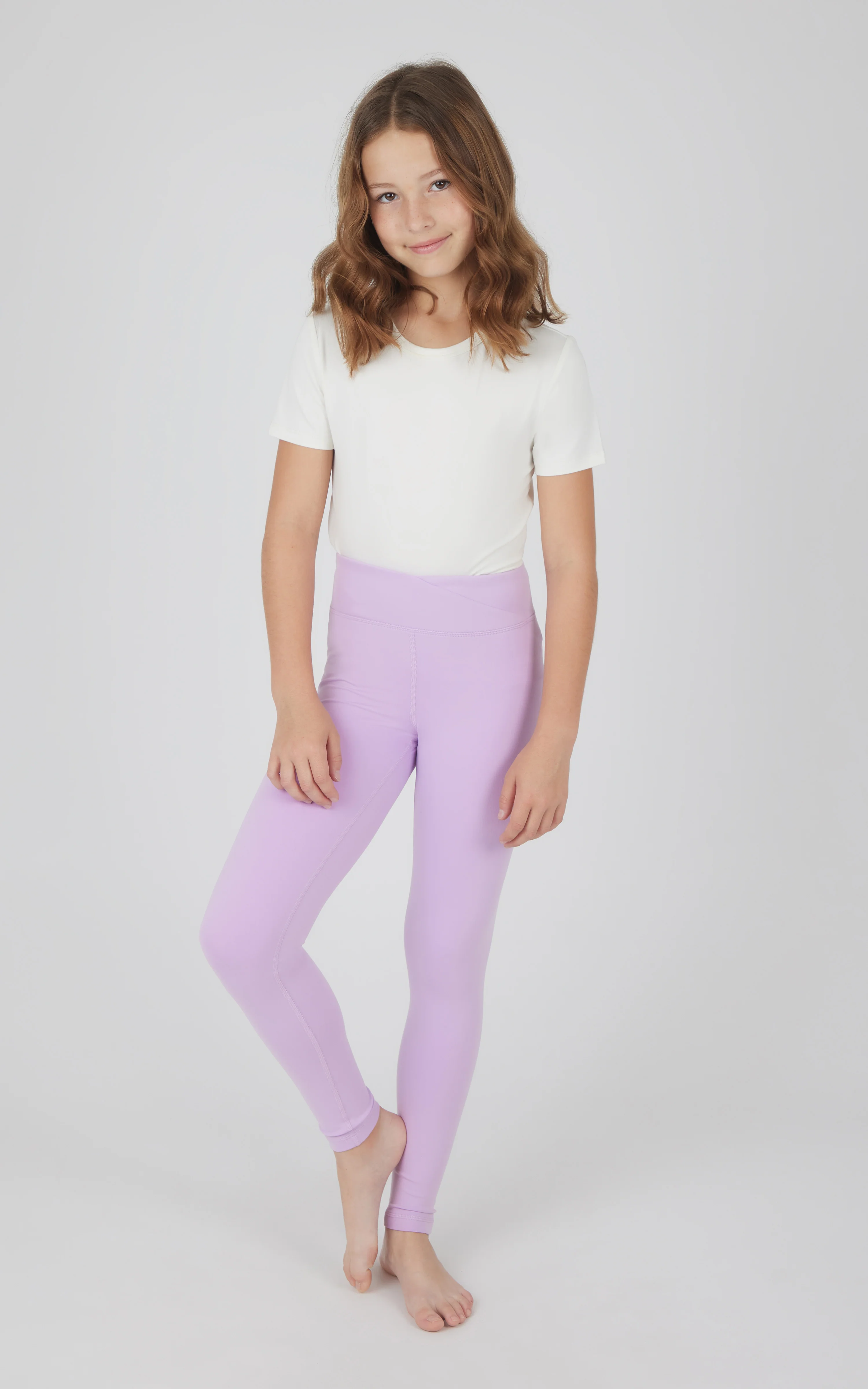 Girls 2 PK Lux Crossover Legging + 6" Bike Short - Image 7