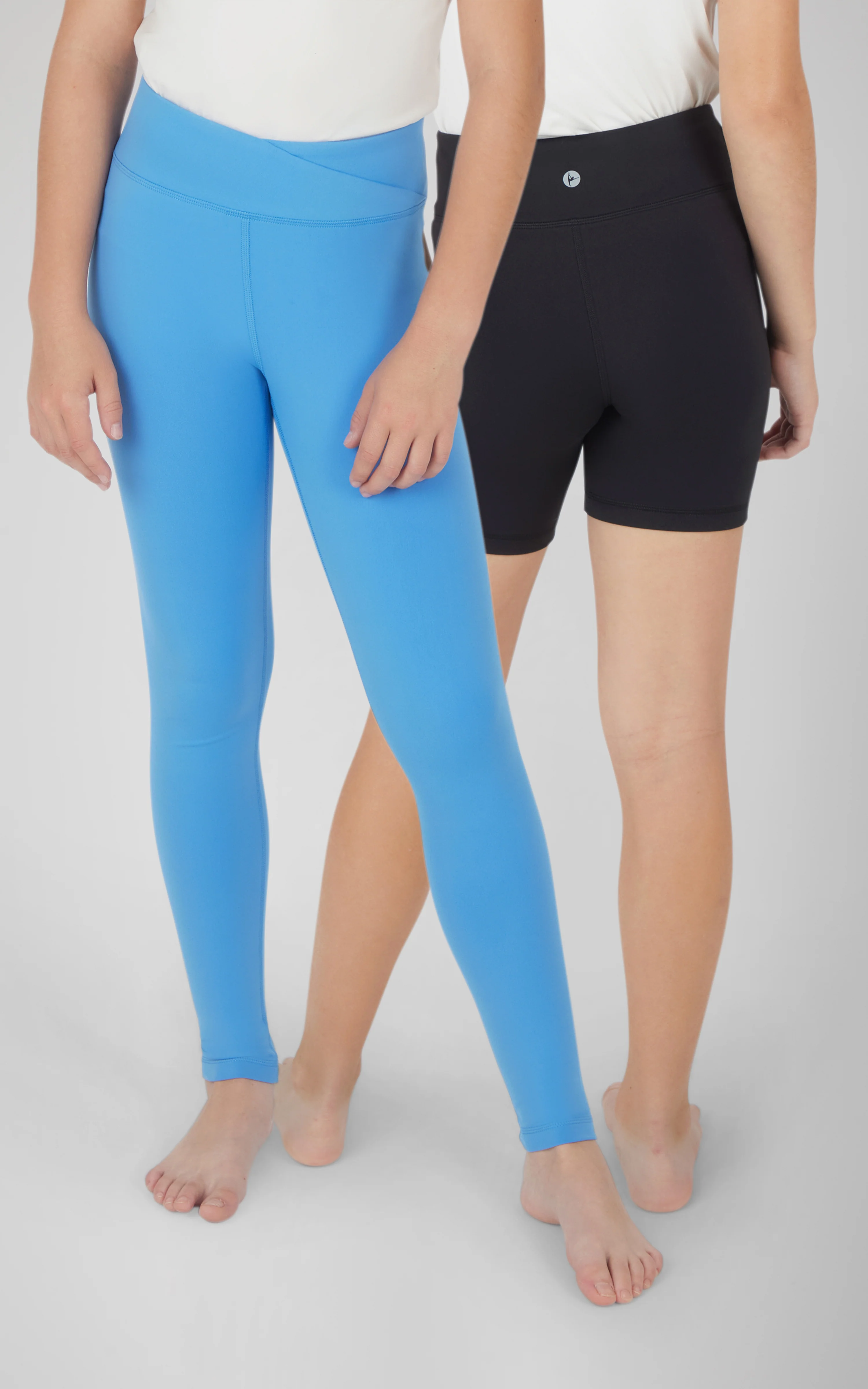 Girls 2 PK Lux Crossover Legging + 6" Bike Short - Image 9