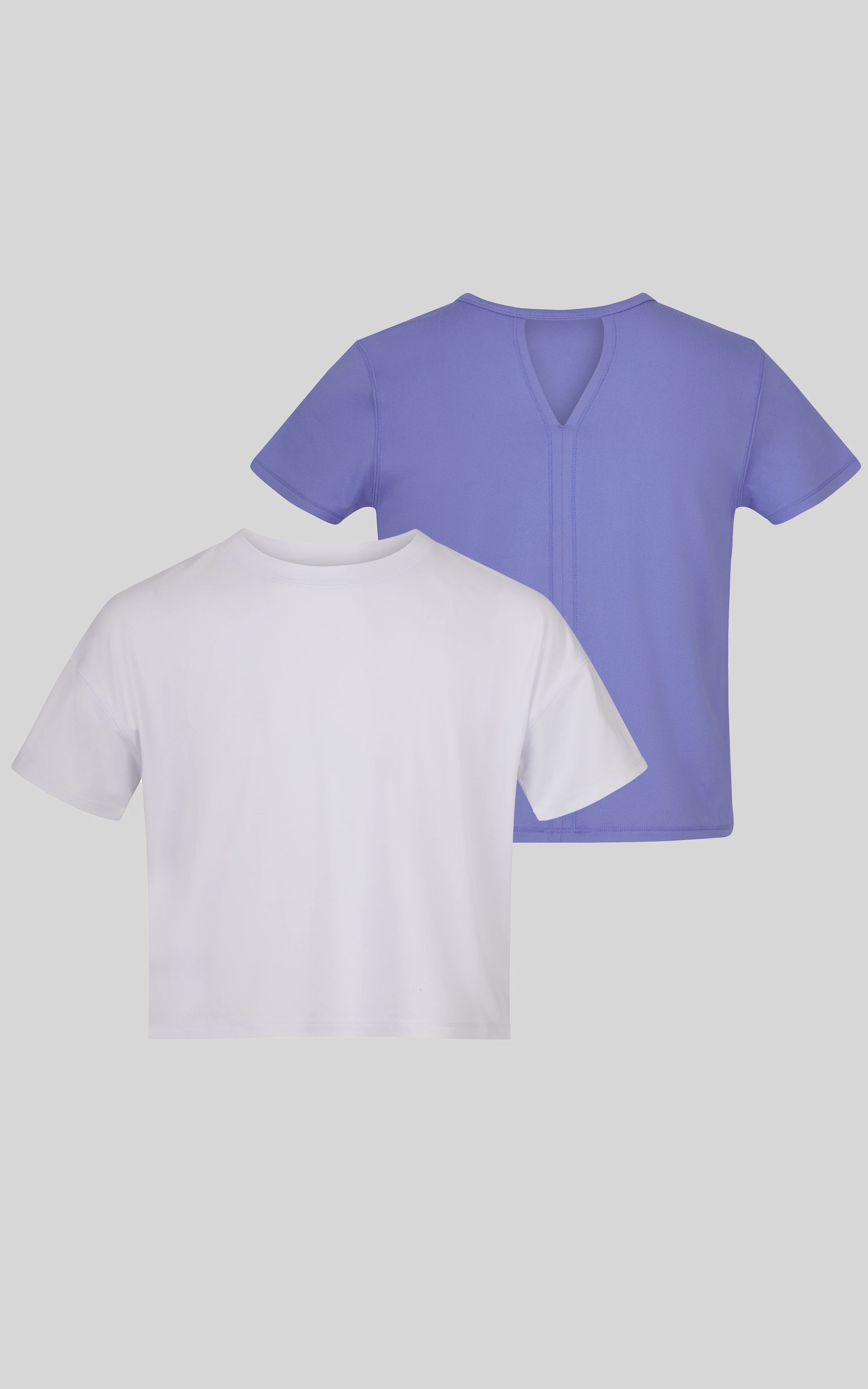 Girls 2 PK Short Sleeve Shirt and Boxy Tee - Image 16
