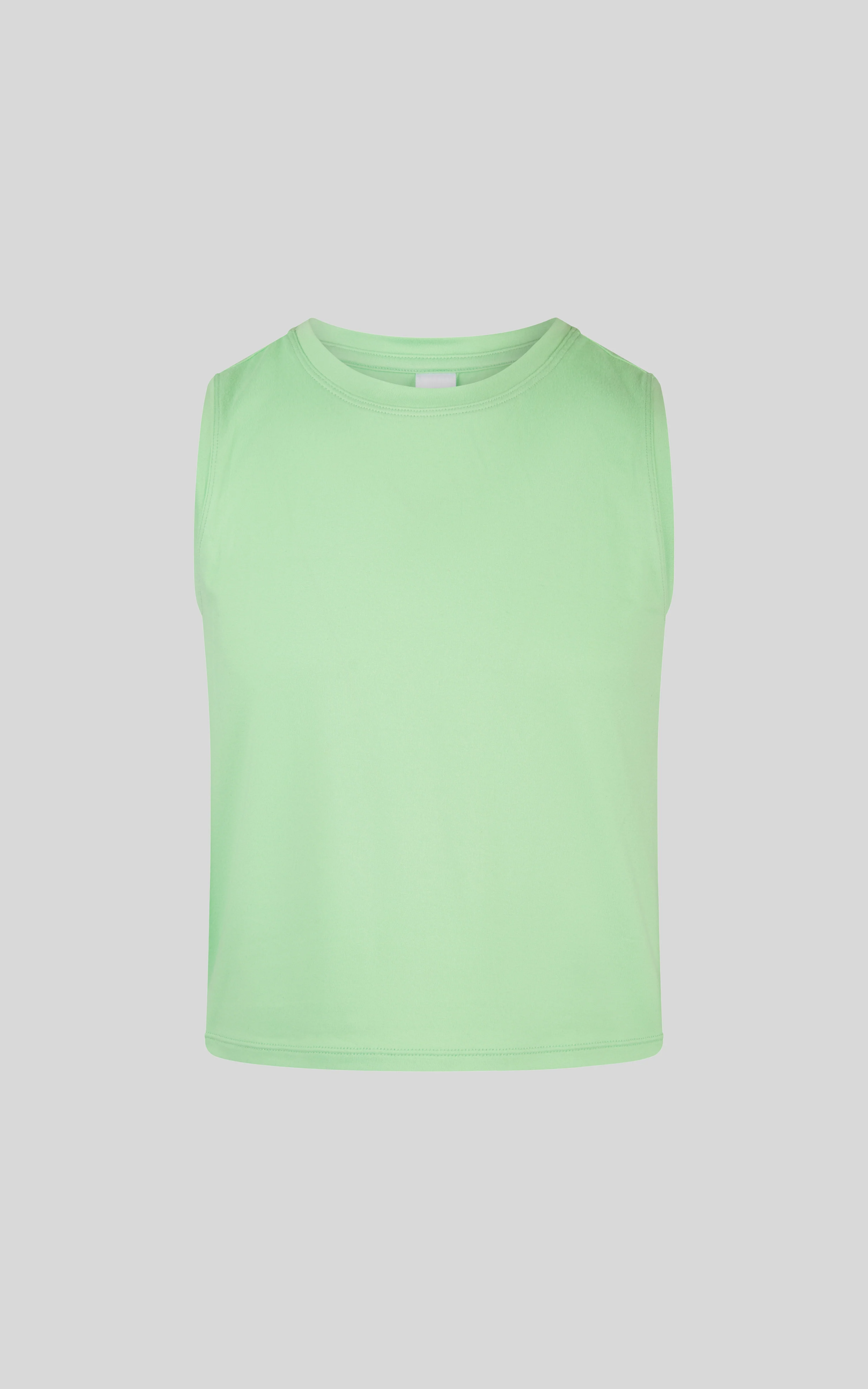 Girls 2 PK Twist Tank and Crew Neck Tank Top - Image 2