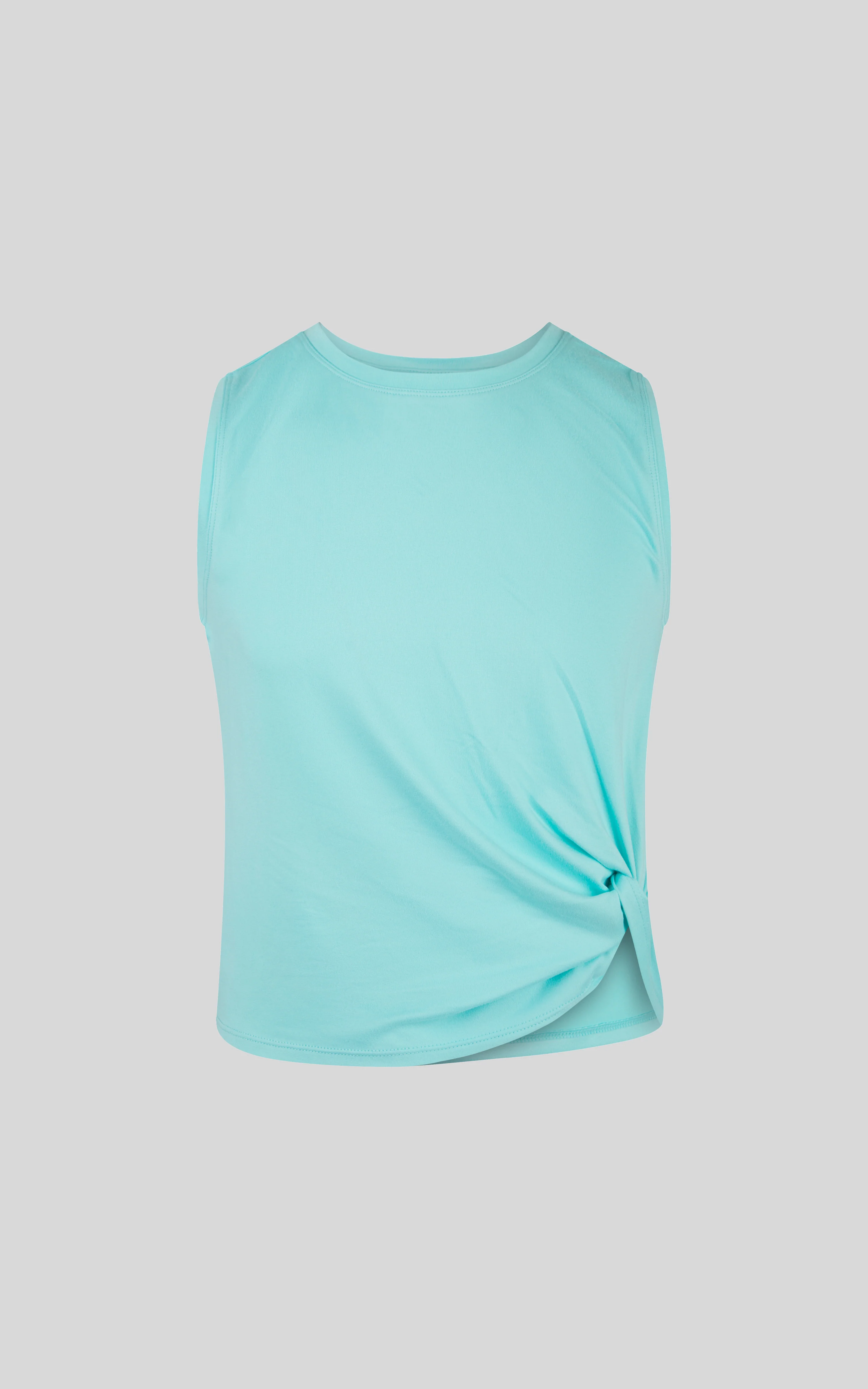 Girls 2 PK Twist Tank and Crew Neck Tank Top - Image 4