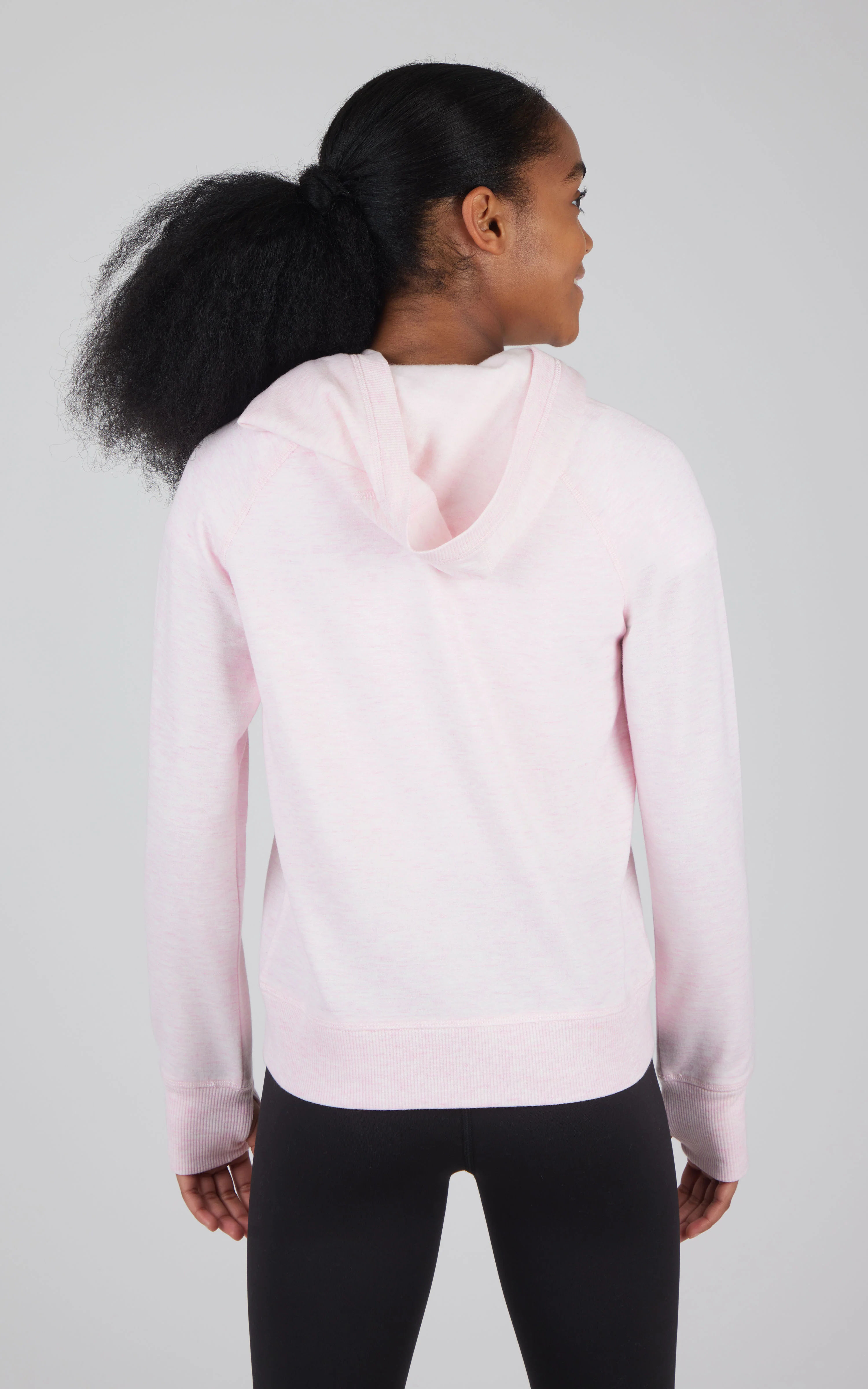Girls Brushed Full Zip Hooded Jacket - Image 15