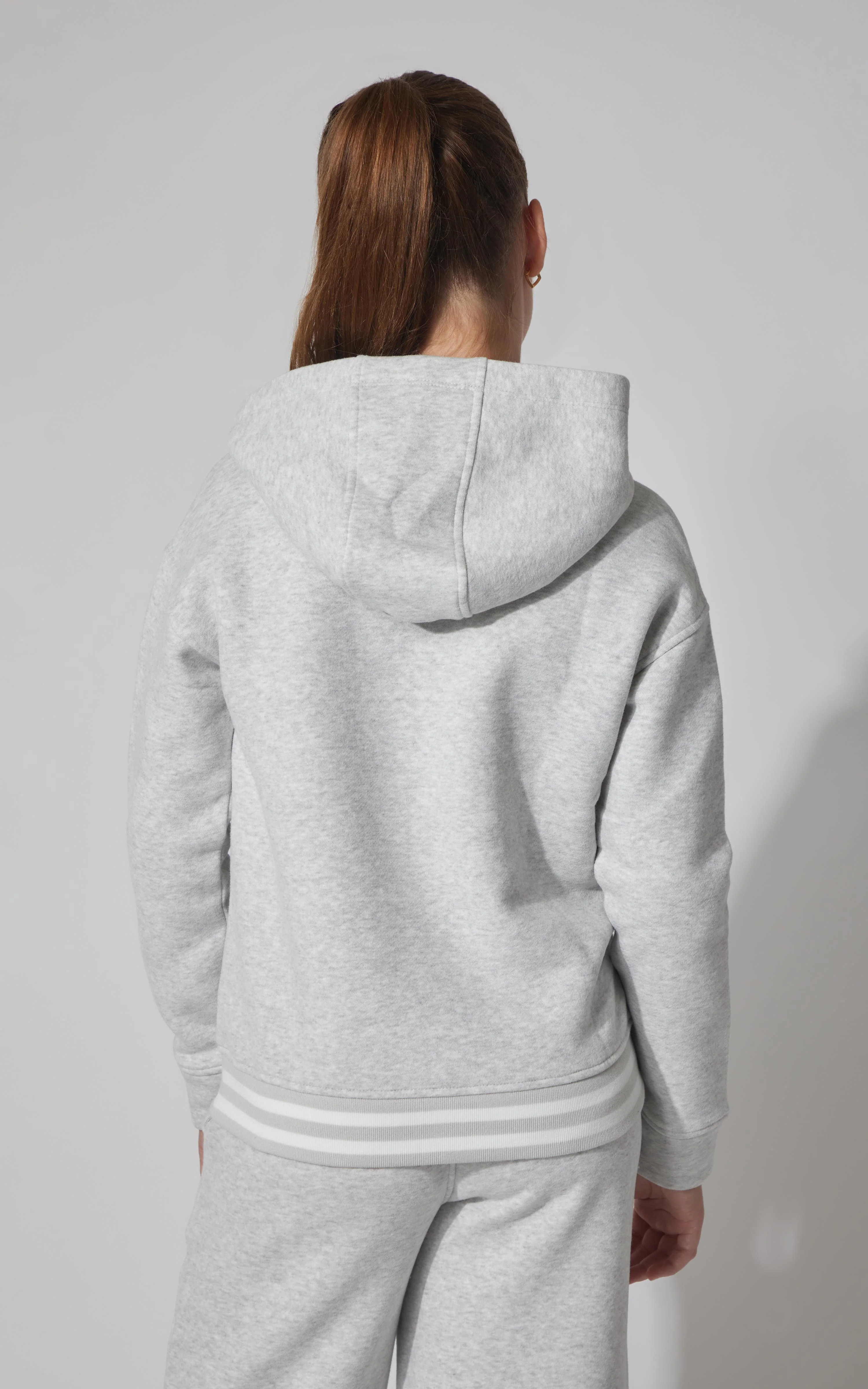 Girls Fleece Campus Pullover Hoodie - Image 7