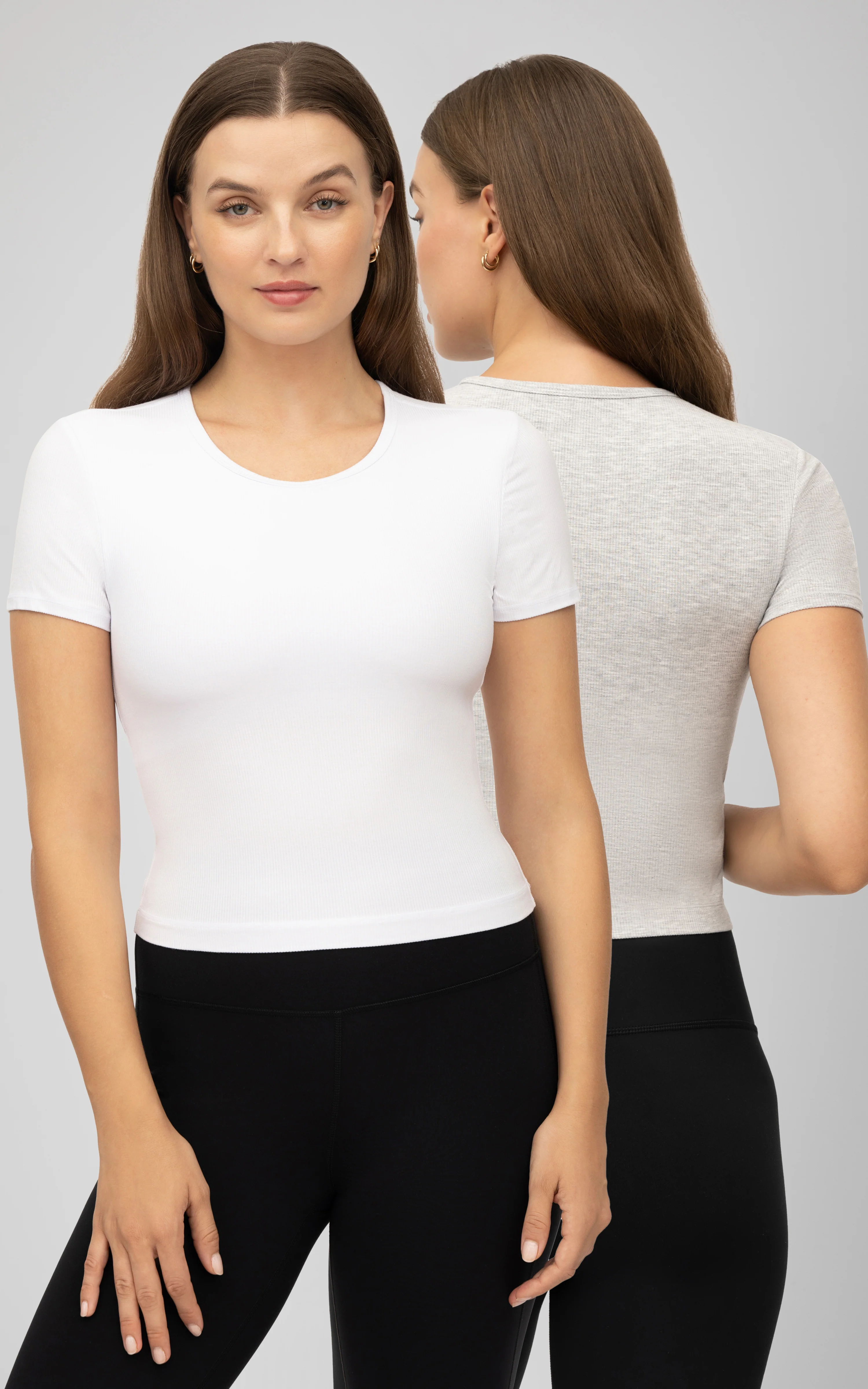 2 PK Heavenly Rib Short Sleeve Shirt - Image 17