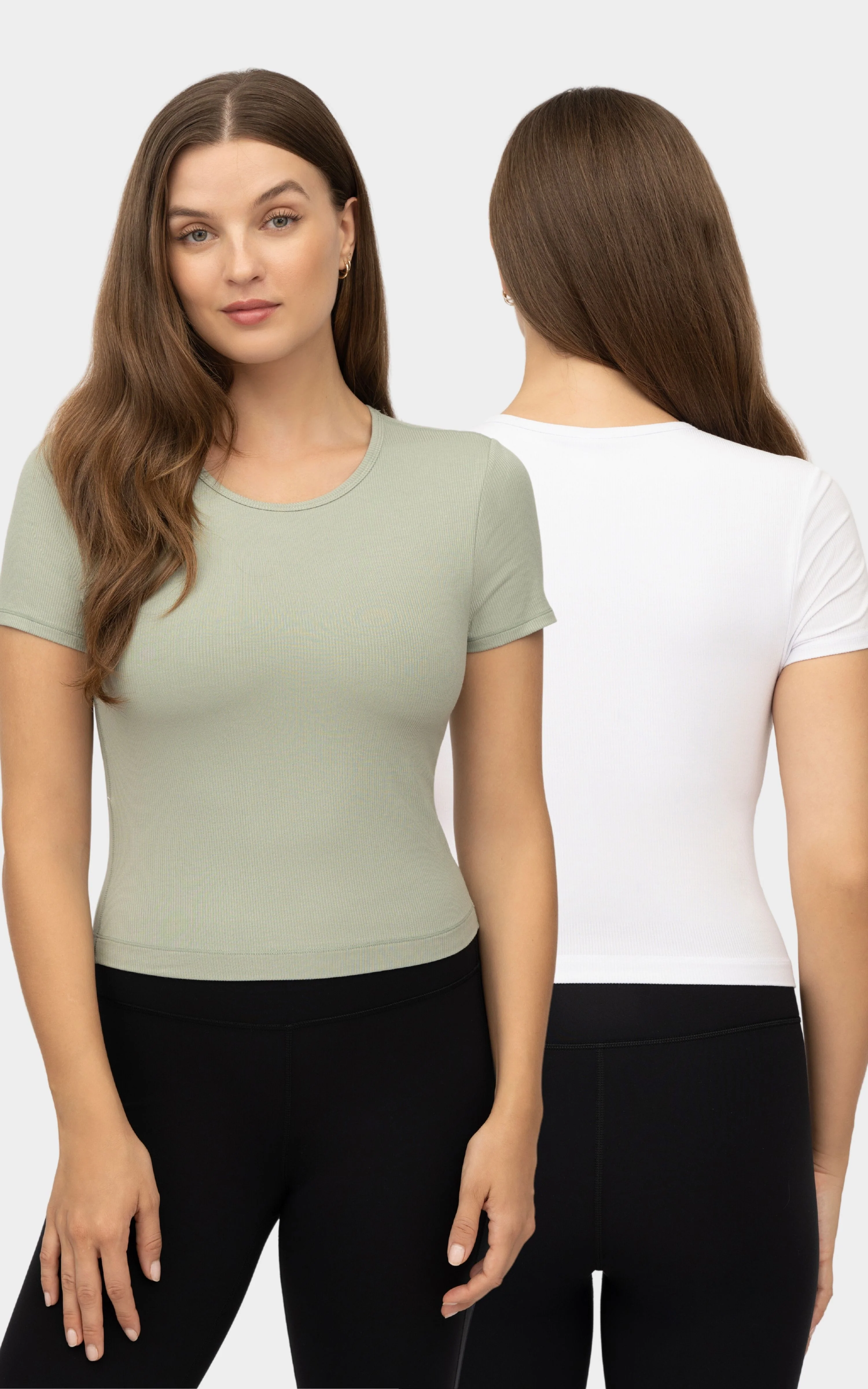 2 PK Heavenly Rib Short Sleeve Shirt - Image 21