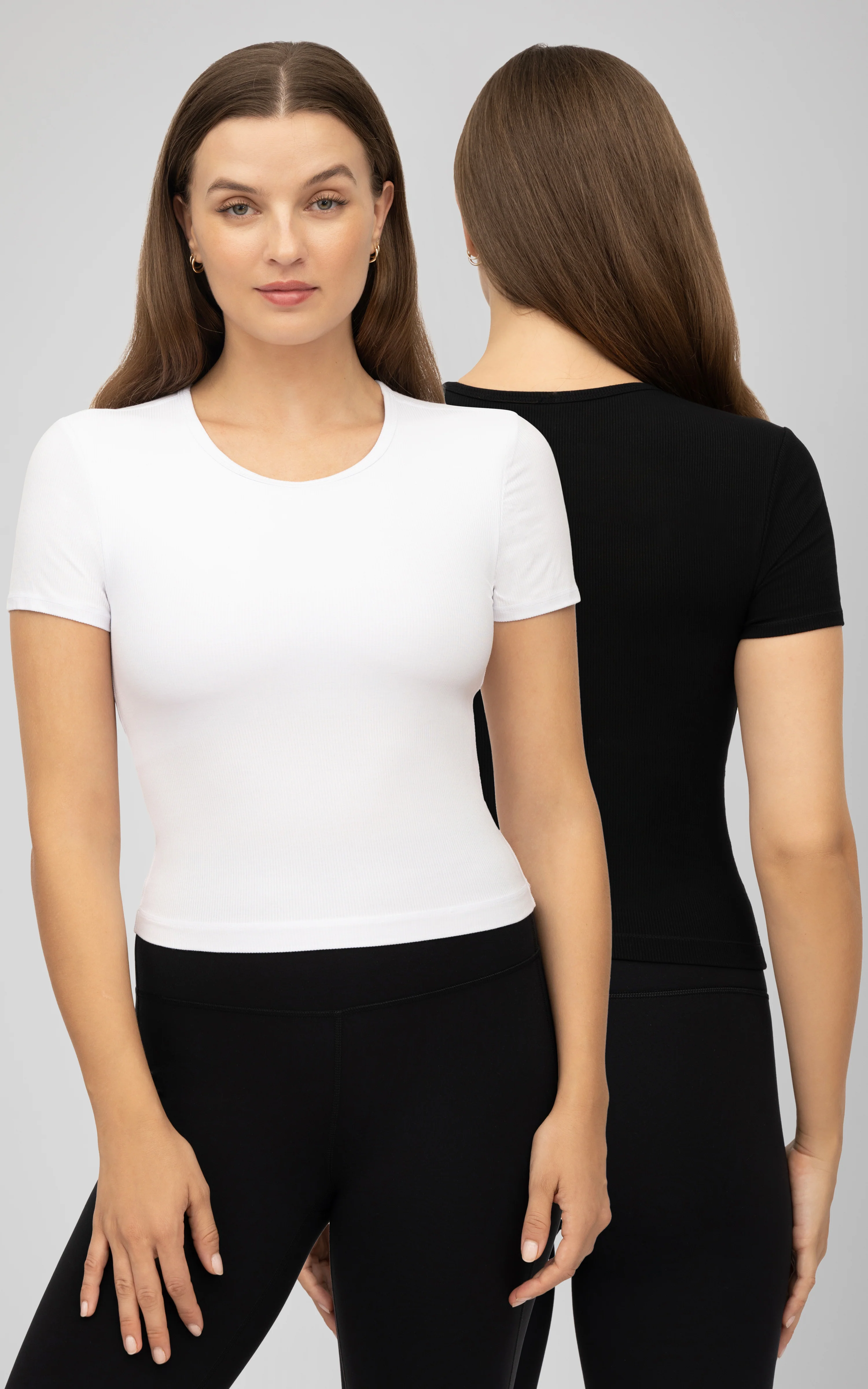 2 PK Heavenly Rib Short Sleeve Shirt - Image 33