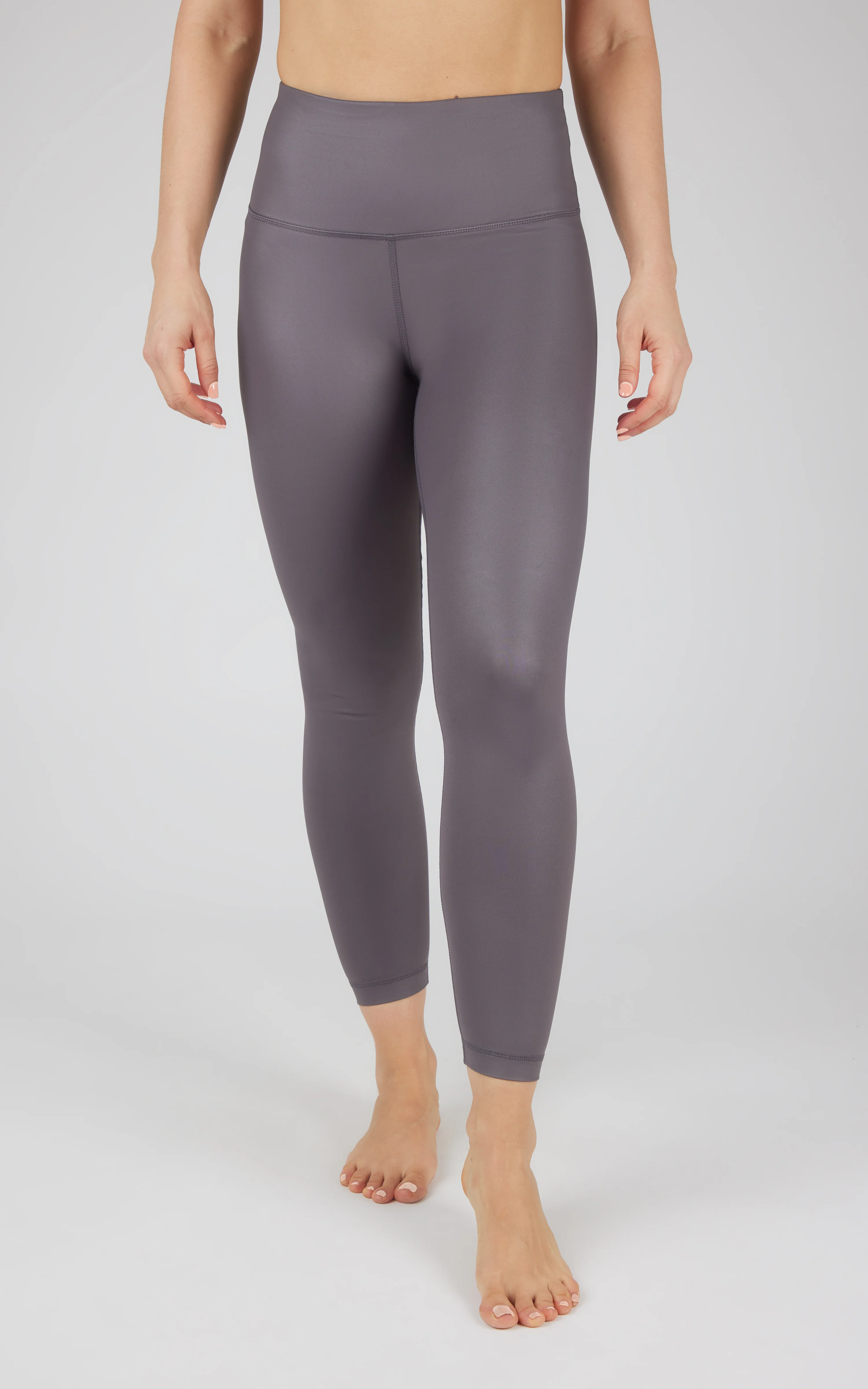 Interlink Faux Leather High Waist Cire 7/8 Ankle - Image 14