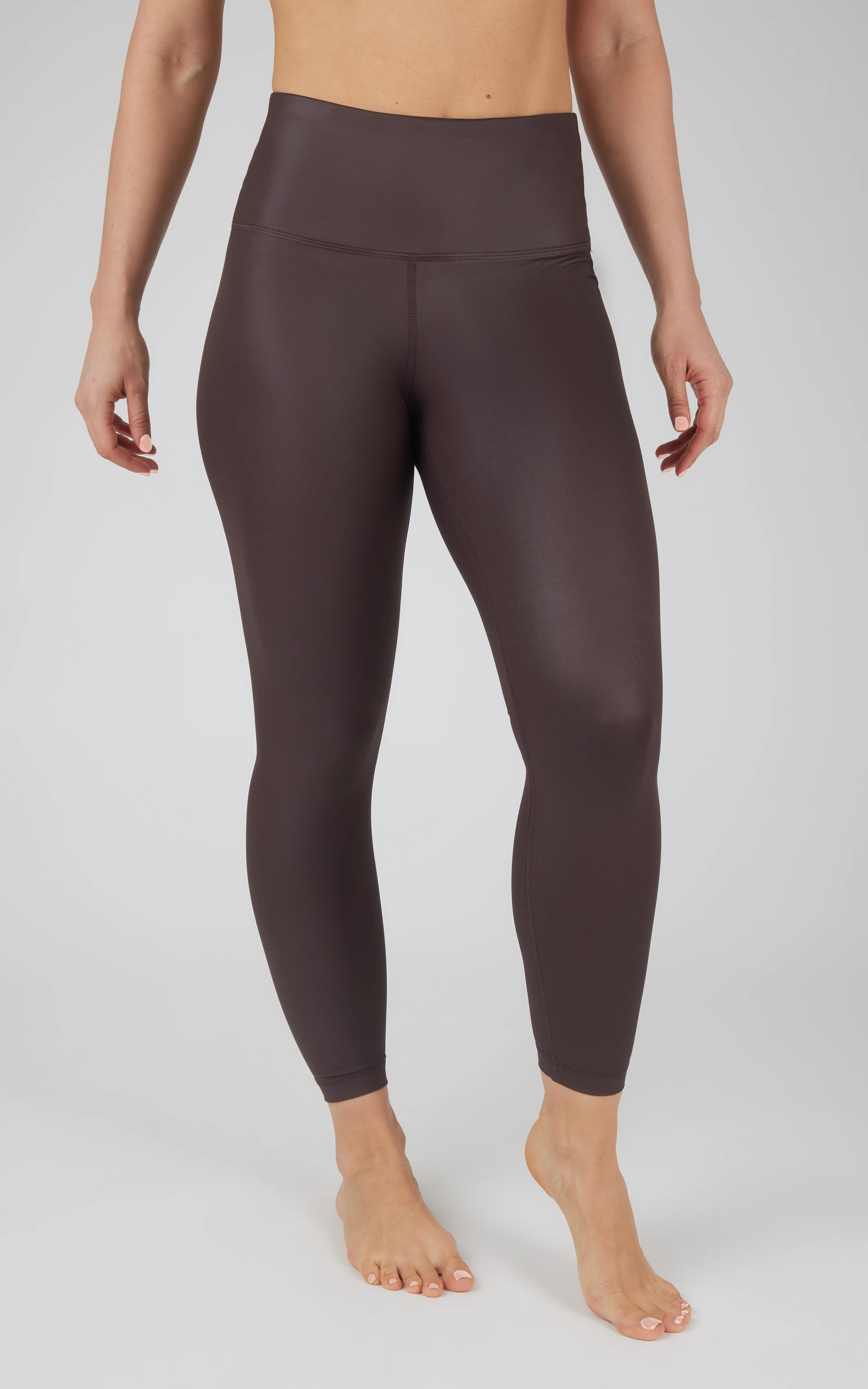 Interlink Faux Leather High Waist Cire 7/8 Ankle - Image 17
